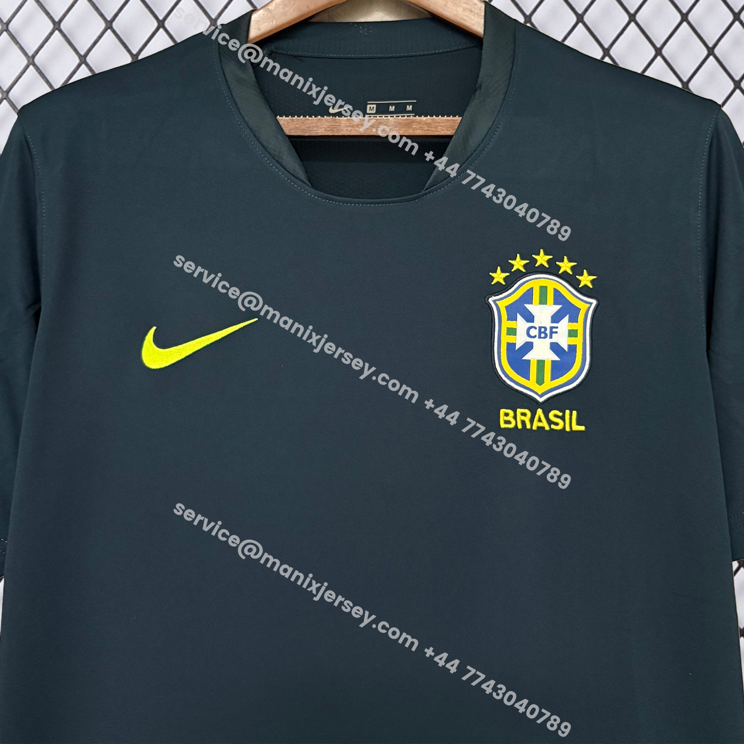 ManixJersey.com | Brazil 2026 Dark Blue Training Jersey - Fans Version -Customize Name, Number and Patch | Worldwide Shipping