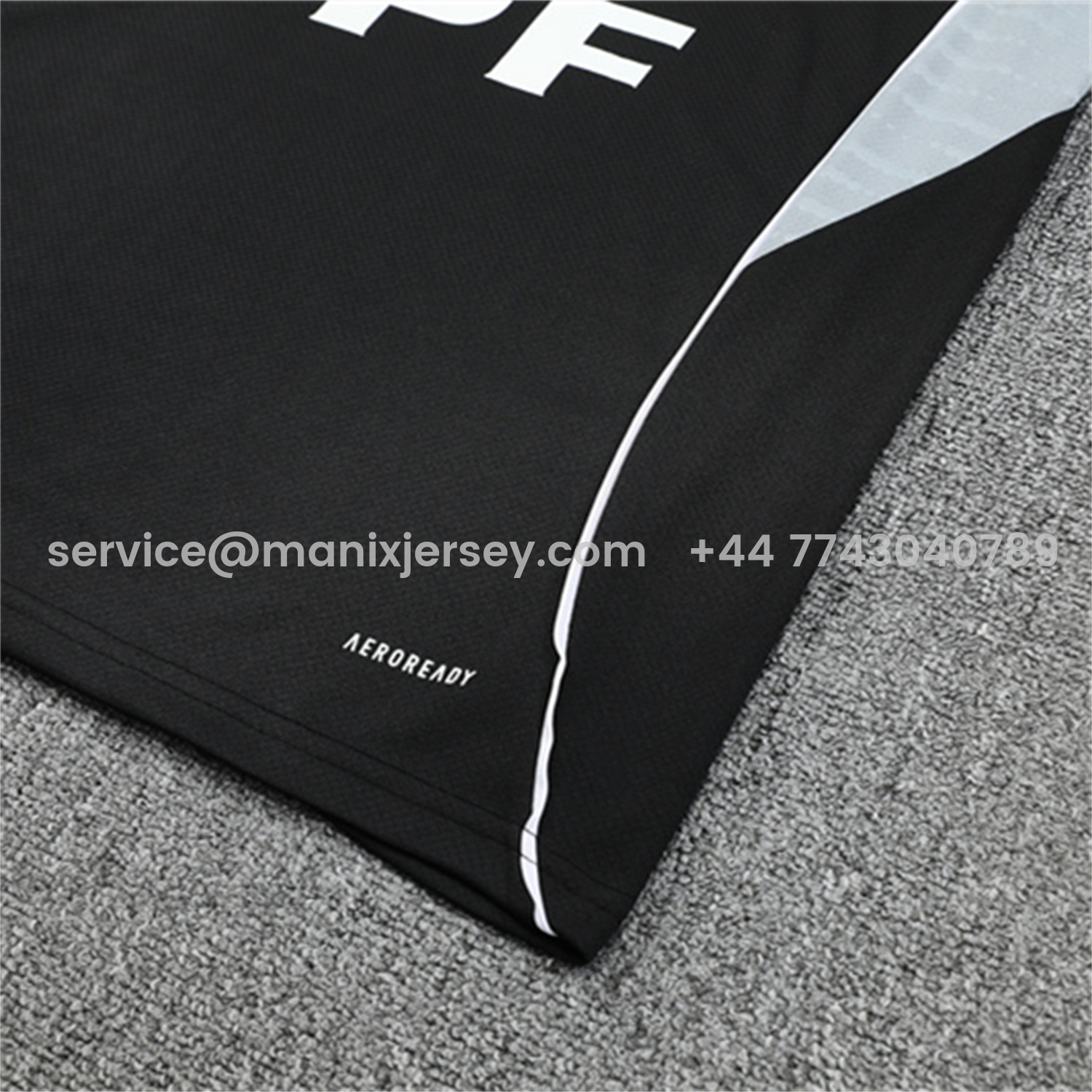 ManixJersey.com | Argentina 25-26 Pre-Match Short-Sleeve Training Set - Black Top & Shorts -Customize Name, Number and Patch | Worldwide Shipping