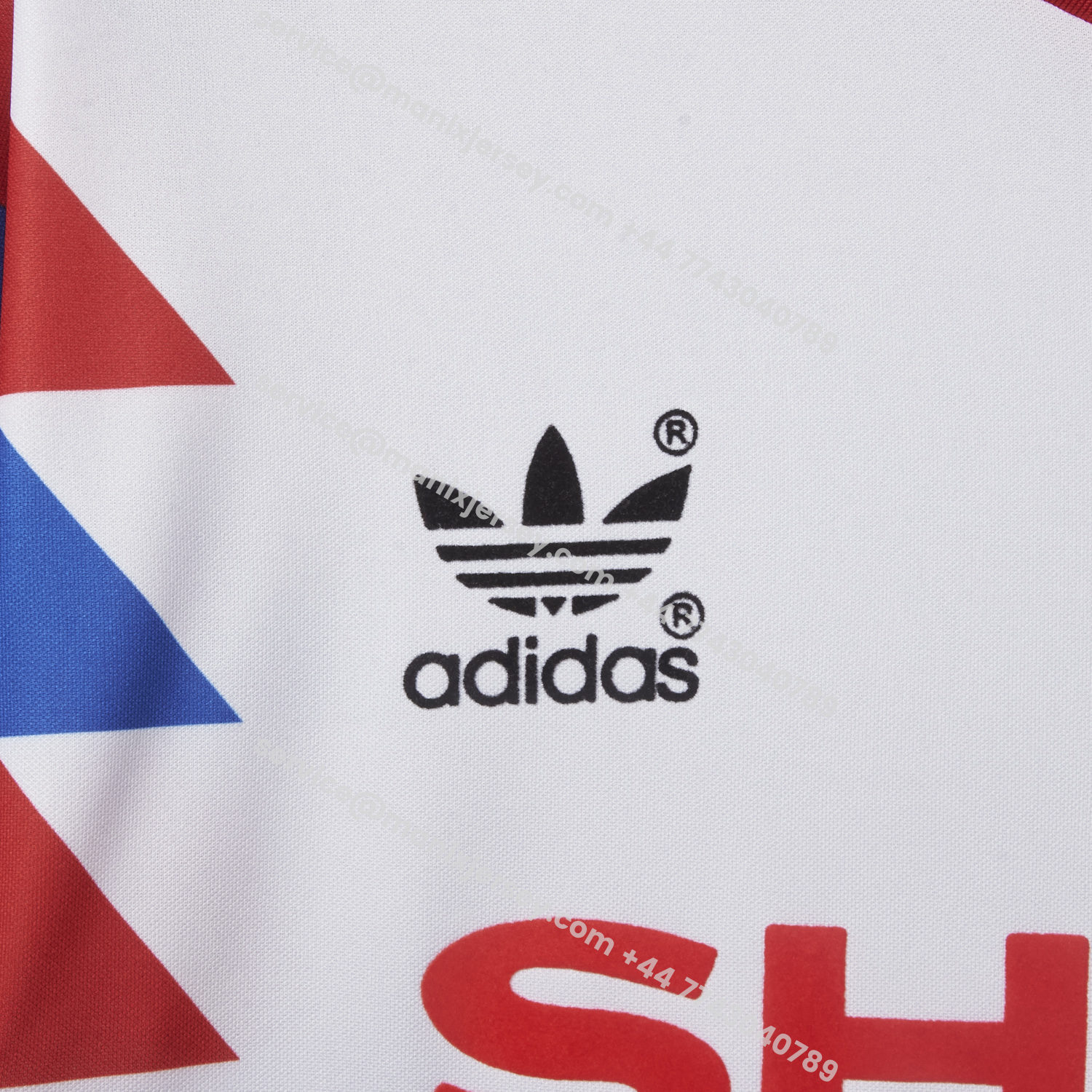 ManixJersey.com | Retro Hamburger SV 1989-90 Home Jersey -Customize Name, Number and Patch | Worldwide Shipping