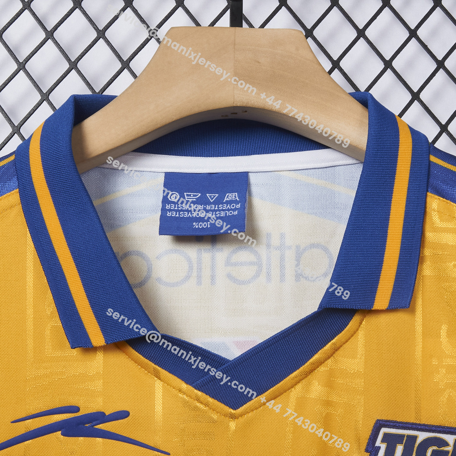 ManixJersey.com | Retro Tigres UANL 1999-00 Home Jersey -Customize Name, Number and Patch | Worldwide Shipping