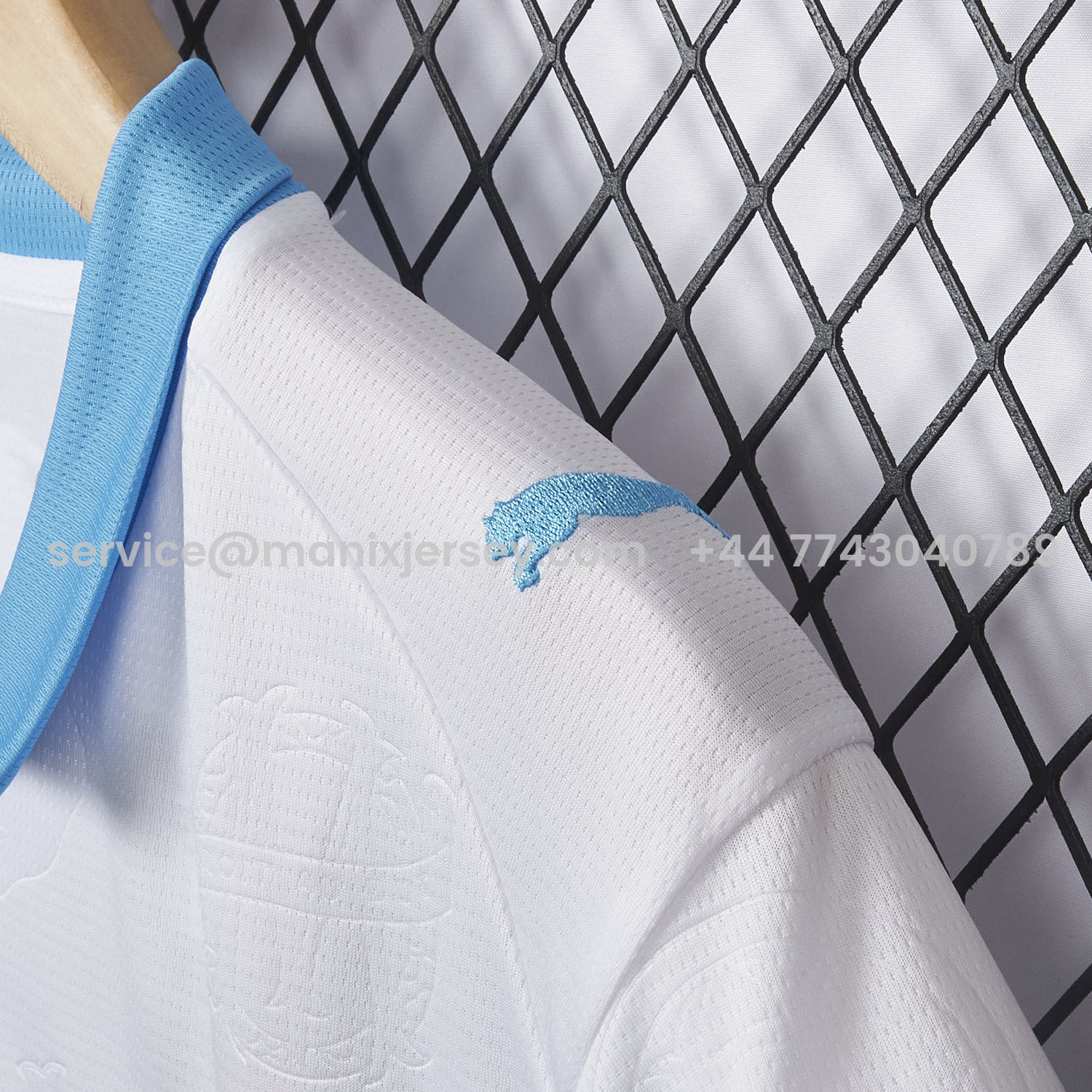 ManixJersey.com | Marseille 25-26 Home Jersey - Fans Version -Customize Name, Number and Patch | Worldwide Shipping