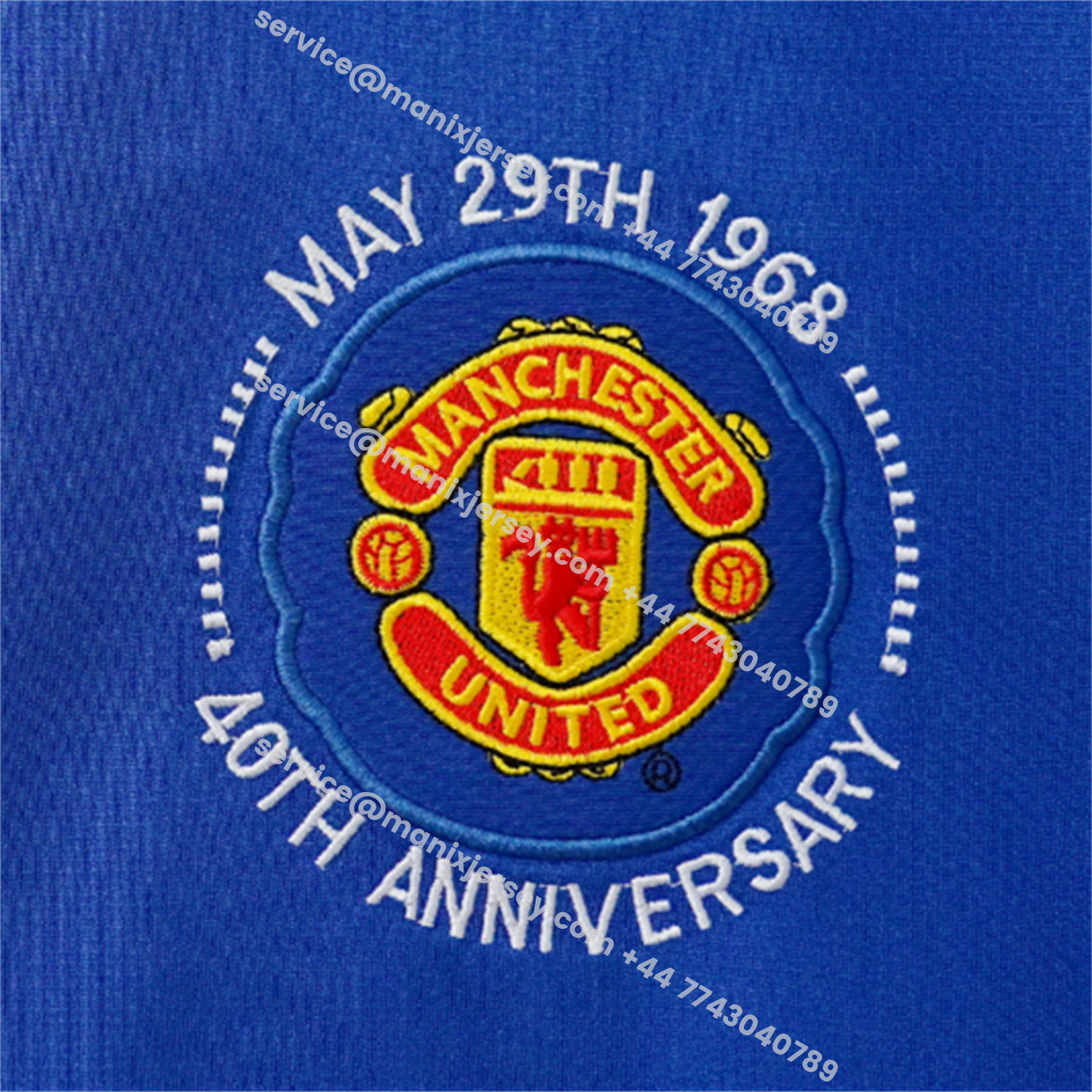 ManixJersey.com | Retro Manchester United 08-09 Third 40th Anniversary Long Sleeve Jersey -Customize Name, Number and Patch | Worldwide Shipping