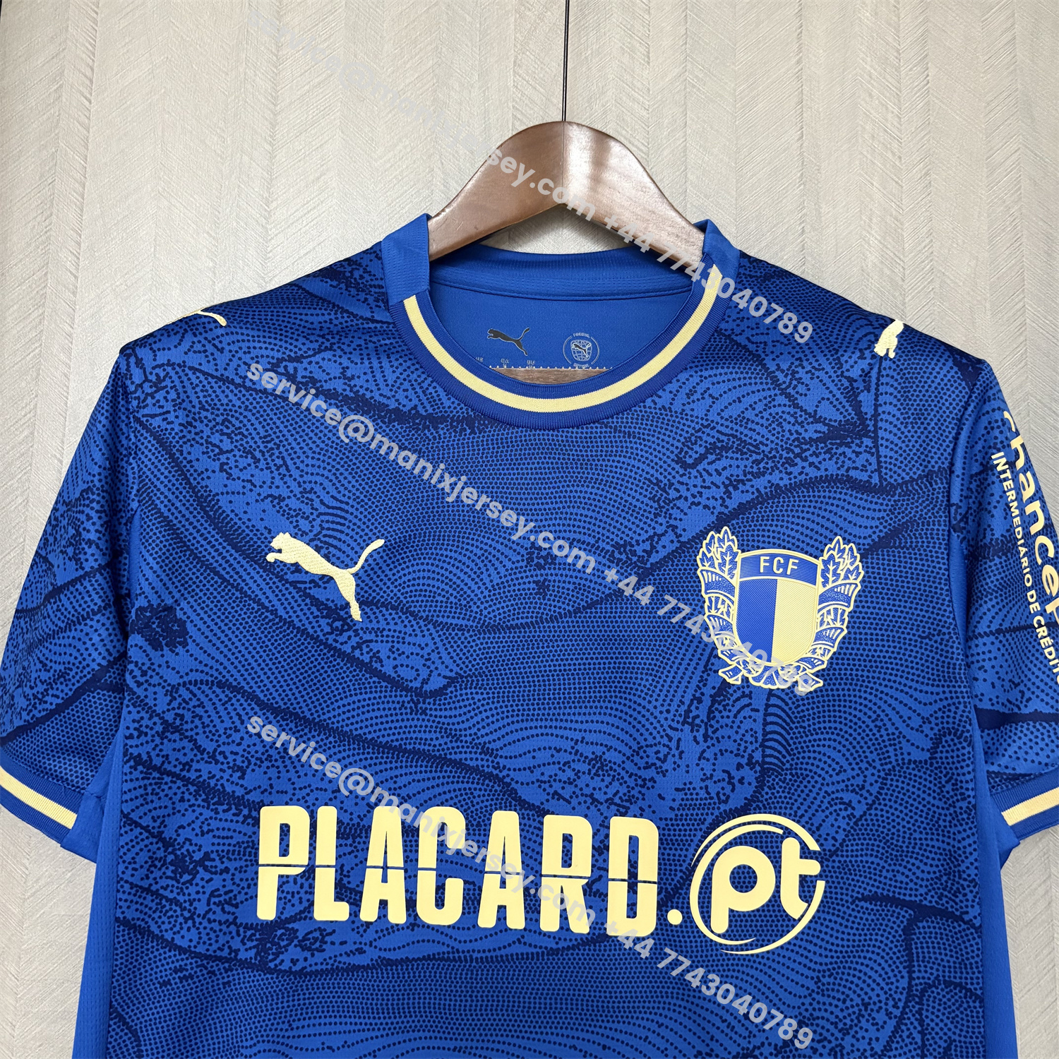 ManixJersey.com | FC Famalicão 25-26 Away Blue Jersey - Fans Version -Customize Name, Number and Patch | Worldwide Shipping