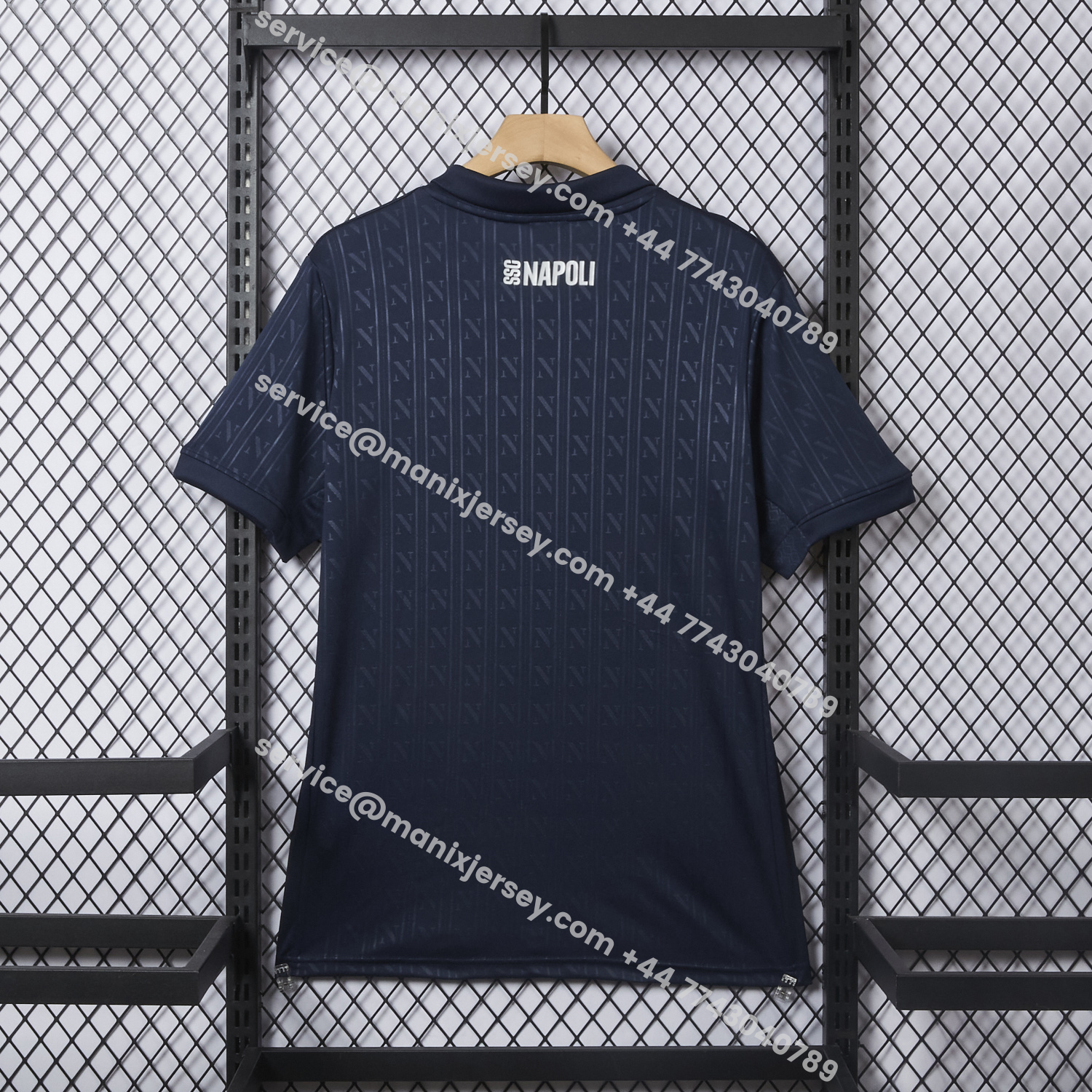 ManixJersey.com | Napoli 25-26 European Third Deep Blue Jersey - Fans Version -Customize Name, Number and Patch | Worldwide Shipping