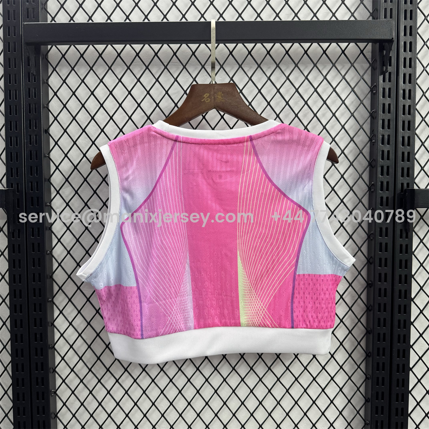 ManixJersey.com | Women's Barcelona 25-26 T90 Pink Yoga Vest -Customize Name, Number and Patch | Worldwide Shipping