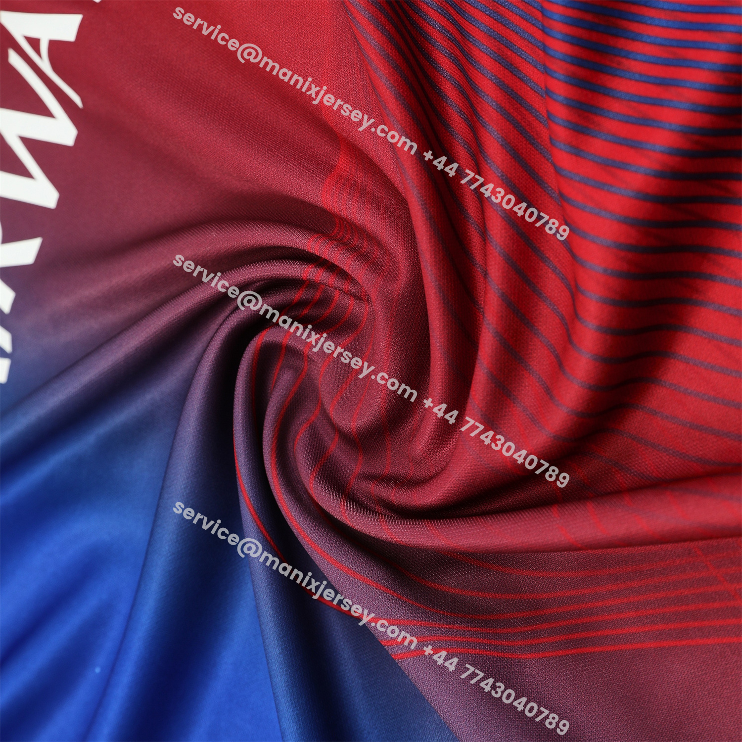 ManixJersey.com | Paris Saint-Germain PSG 25-26 Vest Training Set - Red And Blue Lines Vest & Blue Shorts -Customize Name, Number and Patch | Worldwide Shipping