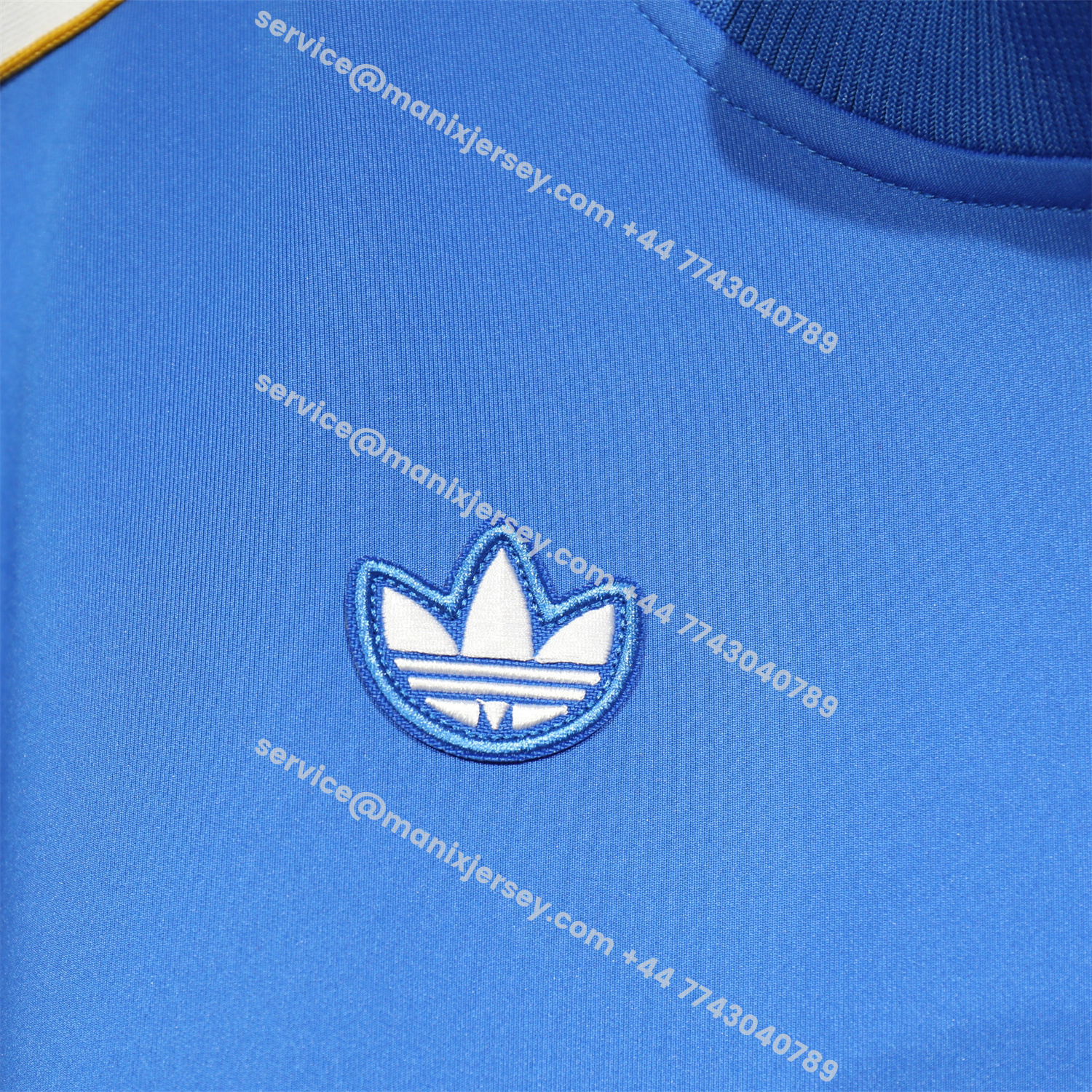 ManixJersey.com | Real Madrid 25-26 Pure Color Training Set - Blue Top and Blue Pants -Customize Name, Number and Patch | Worldwide Shipping