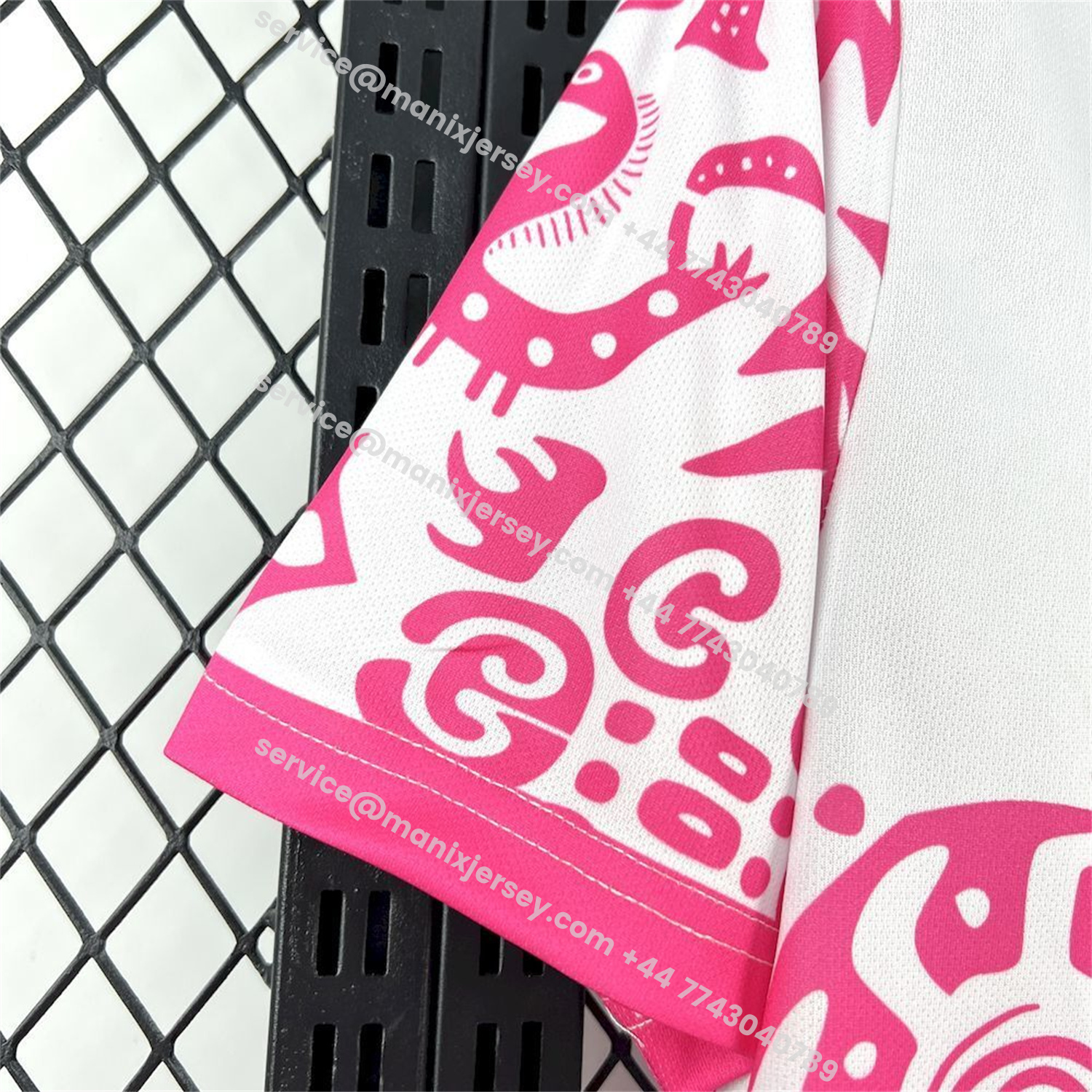 ManixJersey.com | Mexico 25-26 Mayan Cvilization Pink And White Special Jersey - Fans Version -Customize Name, Number and Patch | Worldwide Shipping