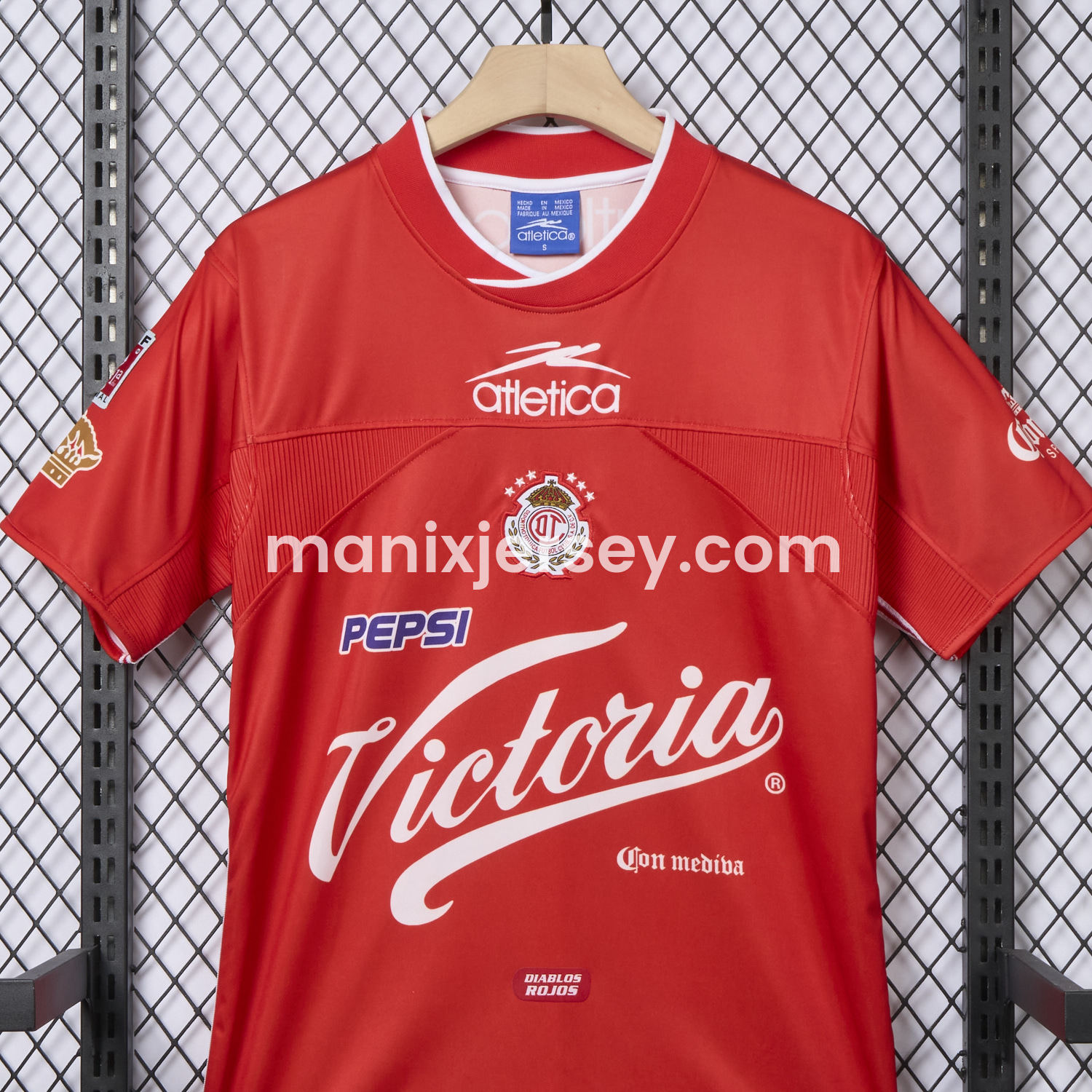 ManixJersey.com | Retro Toluca 2000-01 Home Jersey -Customize Name, Number and Patch | Worldwide Shipping