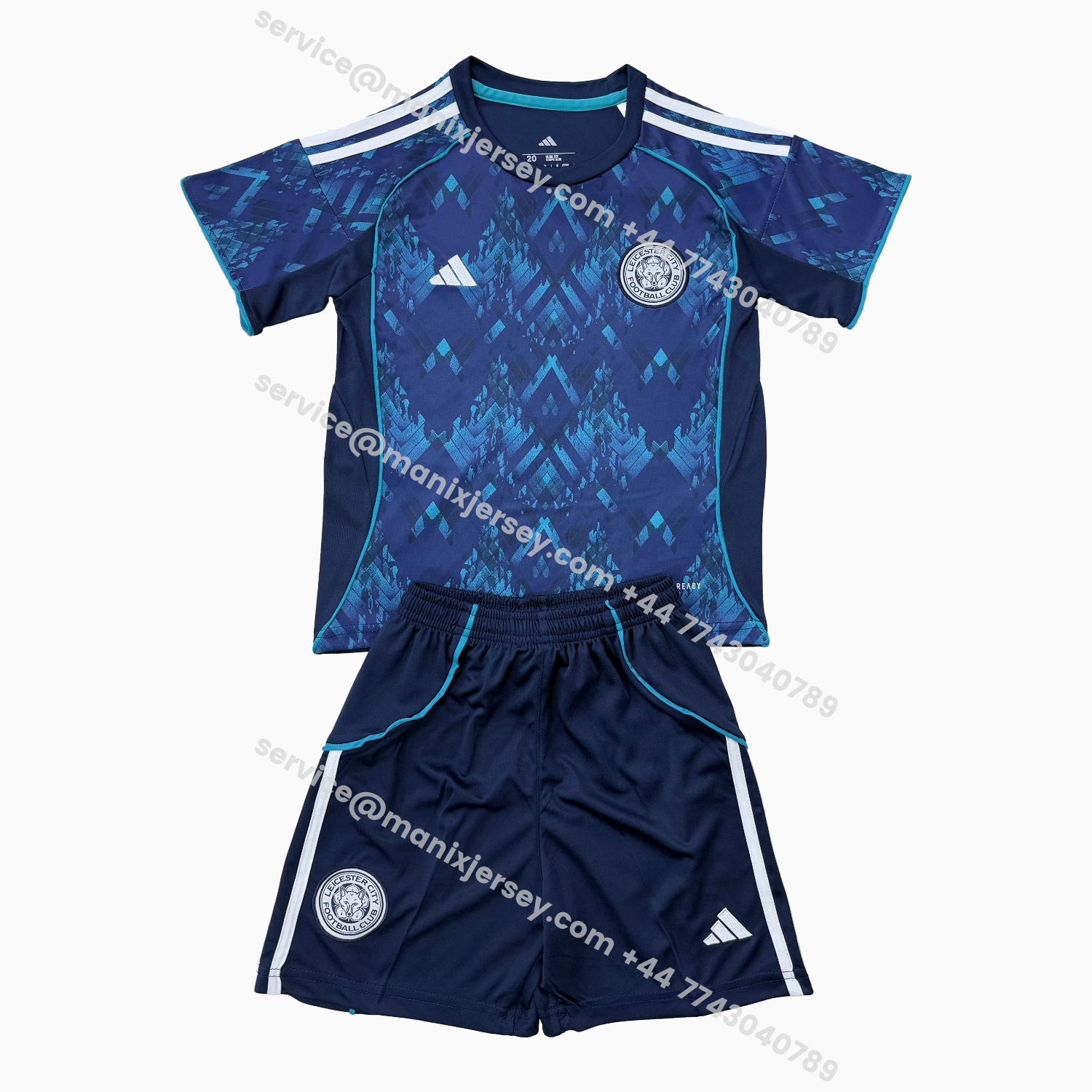 ManixJersey.com | Leicester City 25-26 Away Men's Adult Jersey Set - Fans Version -Customize Name, Number and Patch | Worldwide Shipping