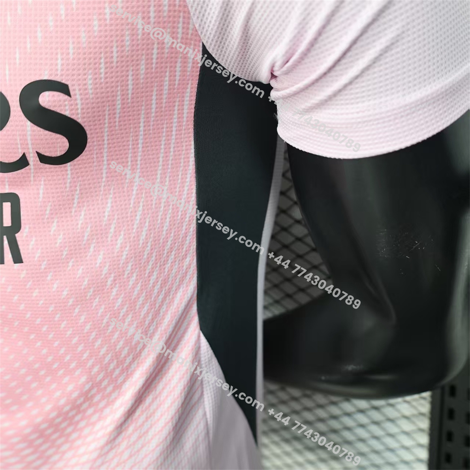 ManixJersey.com | Arsenal 25-26 Pre-Match Training Pink Jersey - Player Version -Customize Name, Number and Patch | Worldwide Shipping