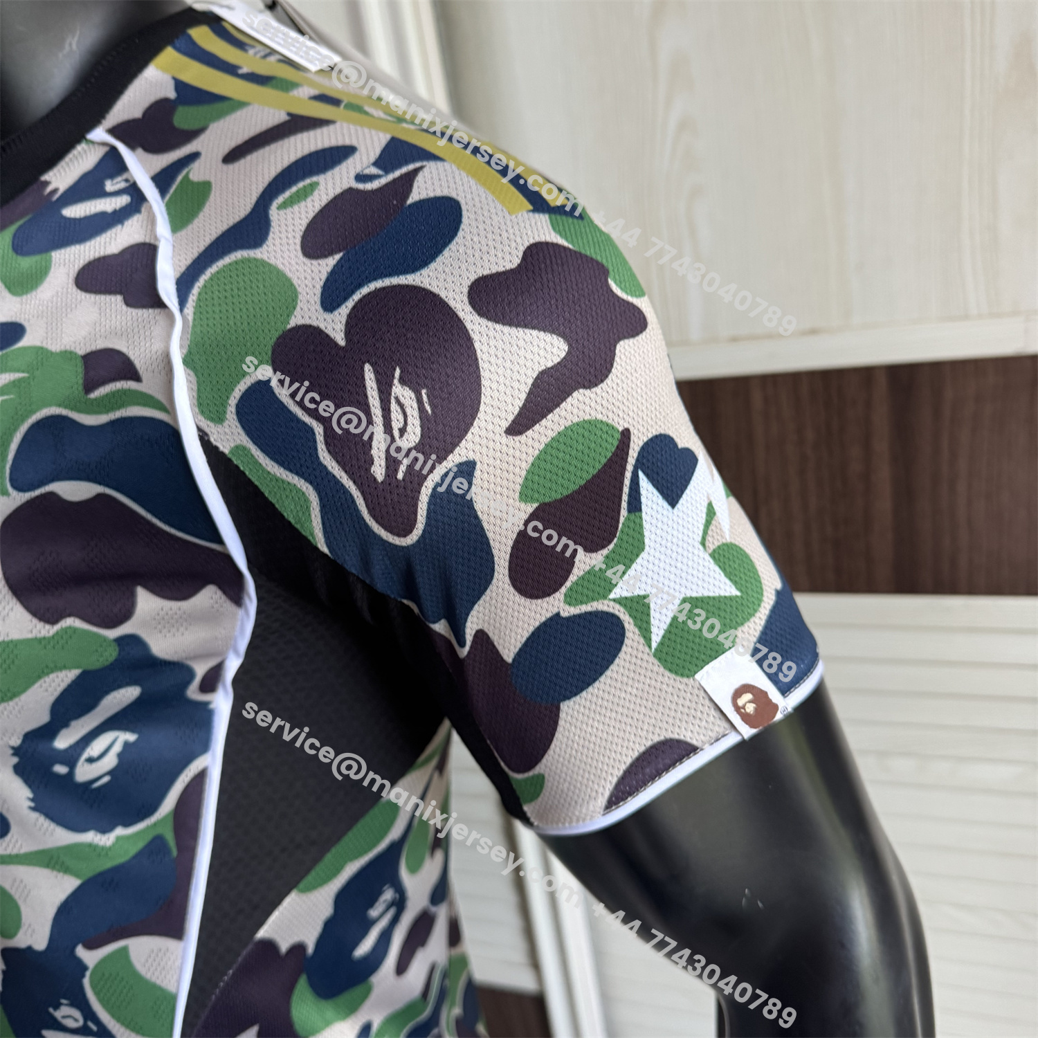 ManixJersey.com | Adidas x A Bathing Ape Camouflage Special Jersey - Player Version -Customize Name, Number and Patch | Worldwide Shipping