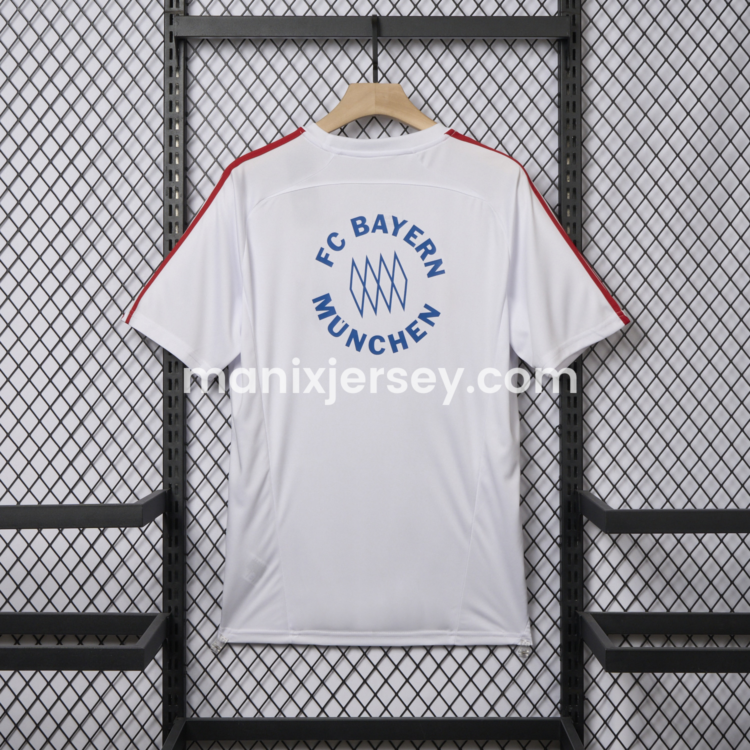 ManixJersey.com | Bayern Munich 25-26 Urban Purist Throwback White Jersey - Fans Version -Customize Name, Number and Patch | Worldwide Shipping