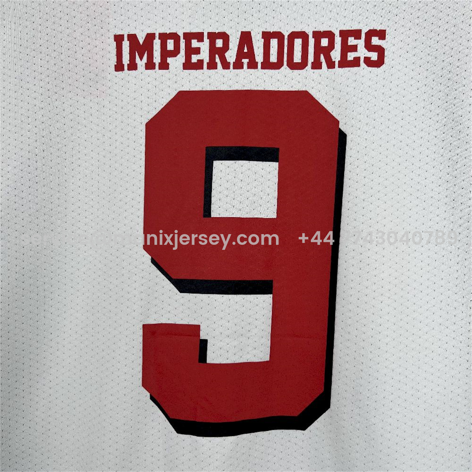 ManixJersey.com | Flamengo 25-26 Imperators No. 9 White Jersey -Customize Name, Number and Patch | Worldwide Shipping