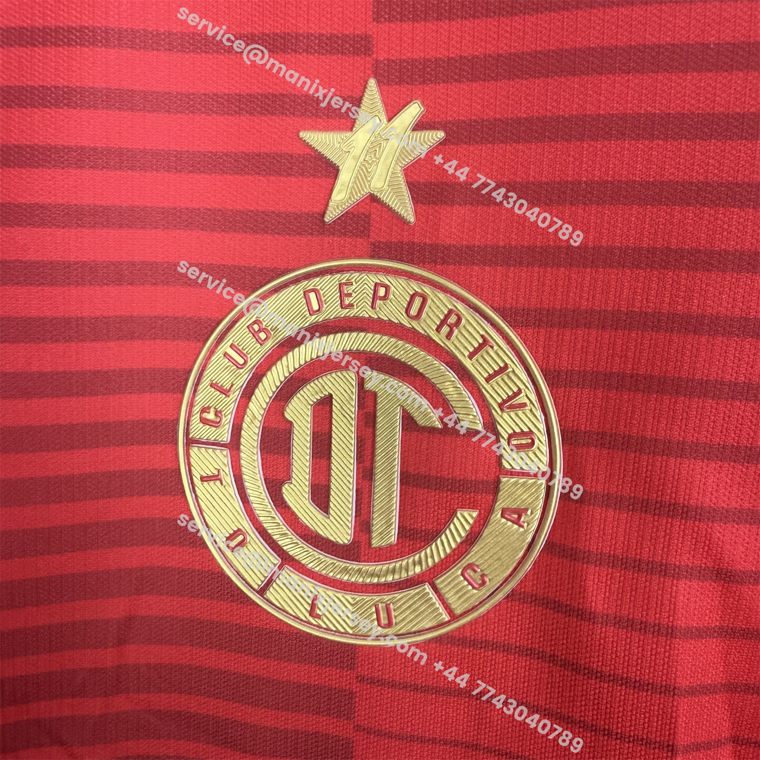 ManixJersey.com | Women's Toluca 25-26 Home Jersey -Customize Name, Number and Patch | Worldwide Shipping