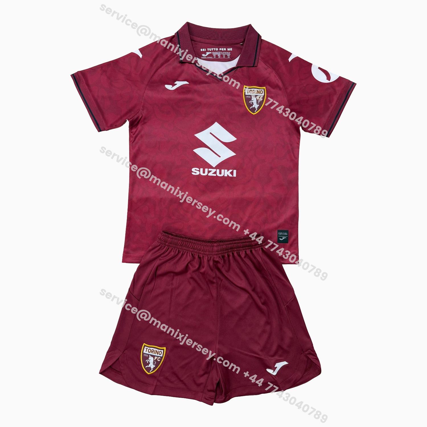 ManixJersey.com | Torino 25-26 Home Kids Kit -Customize Name, Number and Patch | Worldwide Shipping