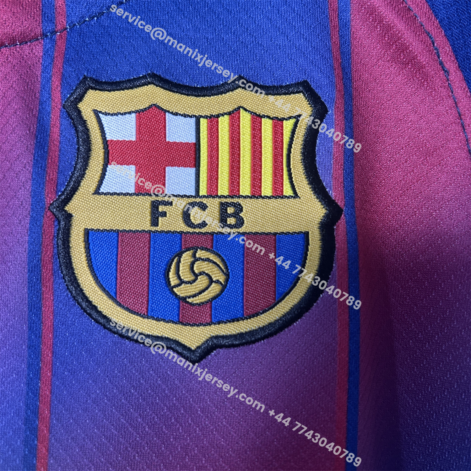 ManixJersey.com | Barcelona 25-26 Ed Sheeran Home Special Kids Kit - Fans Version -Customize Name, Number and Patch | Worldwide Shipping