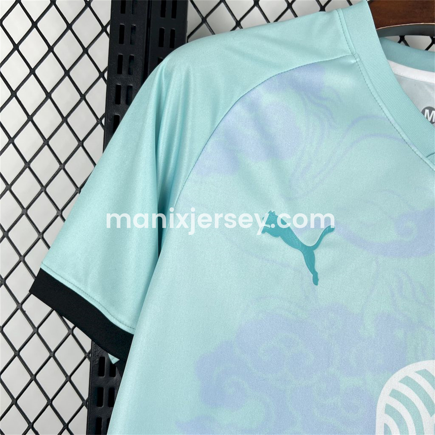 ManixJersey.com | Morocco 25-26 Blue Gradient Auspicious Cloud Pattern Special Jersey - Fans Version -Customize Name, Number and Patch | Worldwide Shipping