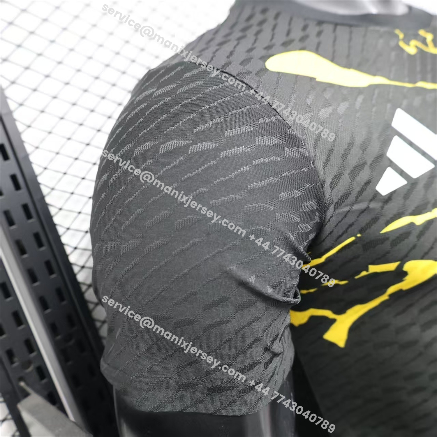 ManixJersey.com | Real Madrid 25-26 Black Thunder Comics Special Jersey - Player Version -Customize Name, Number and Patch | Worldwide Shipping