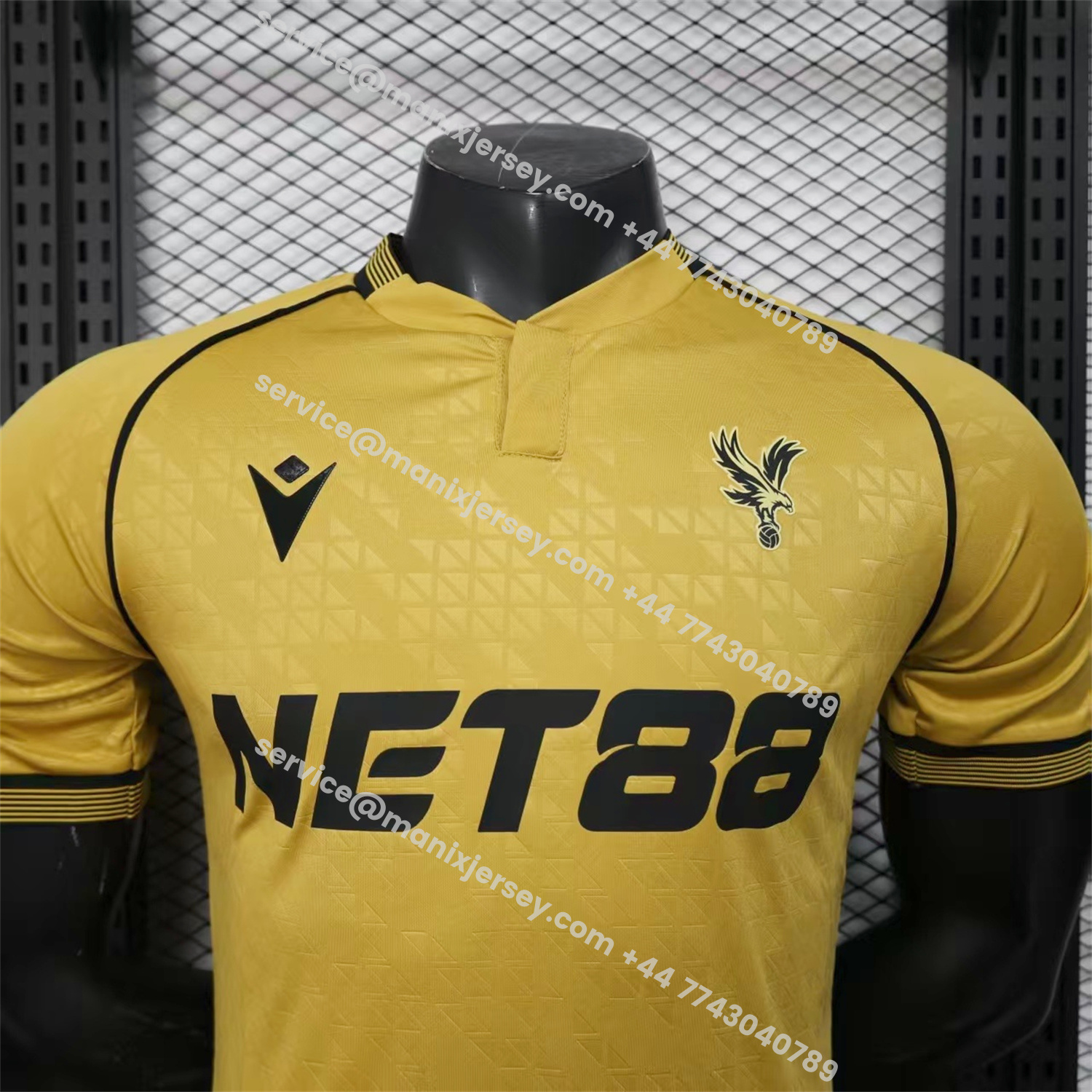 ManixJersey.com | Crystal Palace 25-26 Away Jersey - Player Version -Customize Name, Number and Patch | Worldwide Shipping