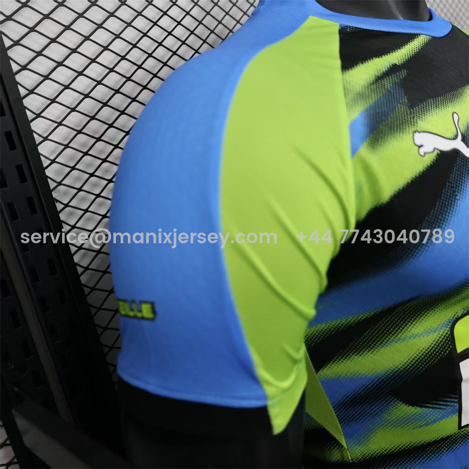 ManixJersey.com | Marseille 25-26 Blue Green Gradient Training Jersey - Player Version -Customize Name, Number and Patch | Worldwide Shipping