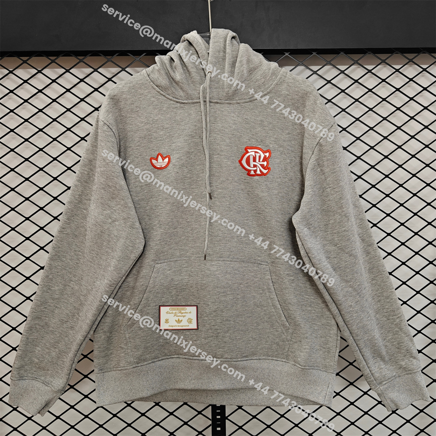 ManixJersey.com | Flamengo 25-26 Originals Terrace Icon Unisex Pullover Hoodie -Customize Name, Number and Patch | Worldwide Shipping