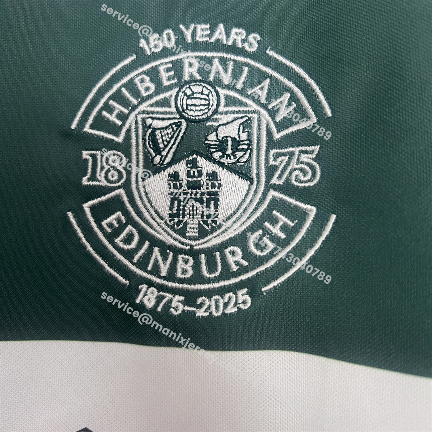 ManixJersey.com | Hibernian 25-26 150th Anniversary Special Jersey - Fans Version -Customize Name, Number and Patch | Worldwide Shipping