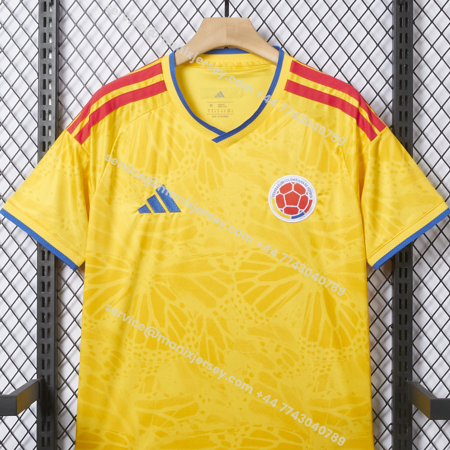 ManixJersey.com | Colombia 2026 Home Jersey (Leaked Version) - Fans Version -Customize Name, Number and Patch | Worldwide Shipping