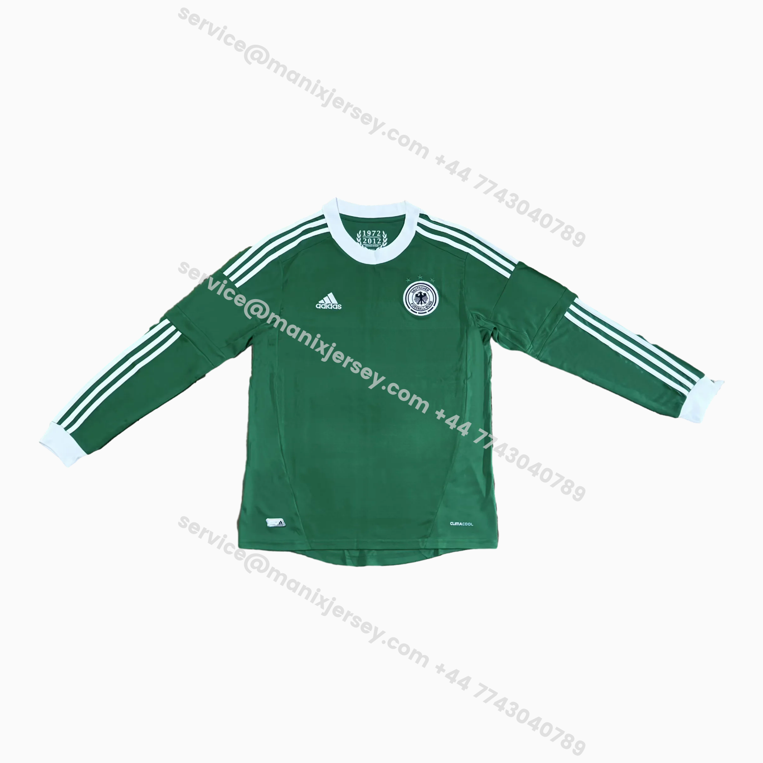 ManixJersey.com | Retro Germany 2012 Away Long Sleeves Jersey -Customize Name, Number and Patch | Worldwide Shipping