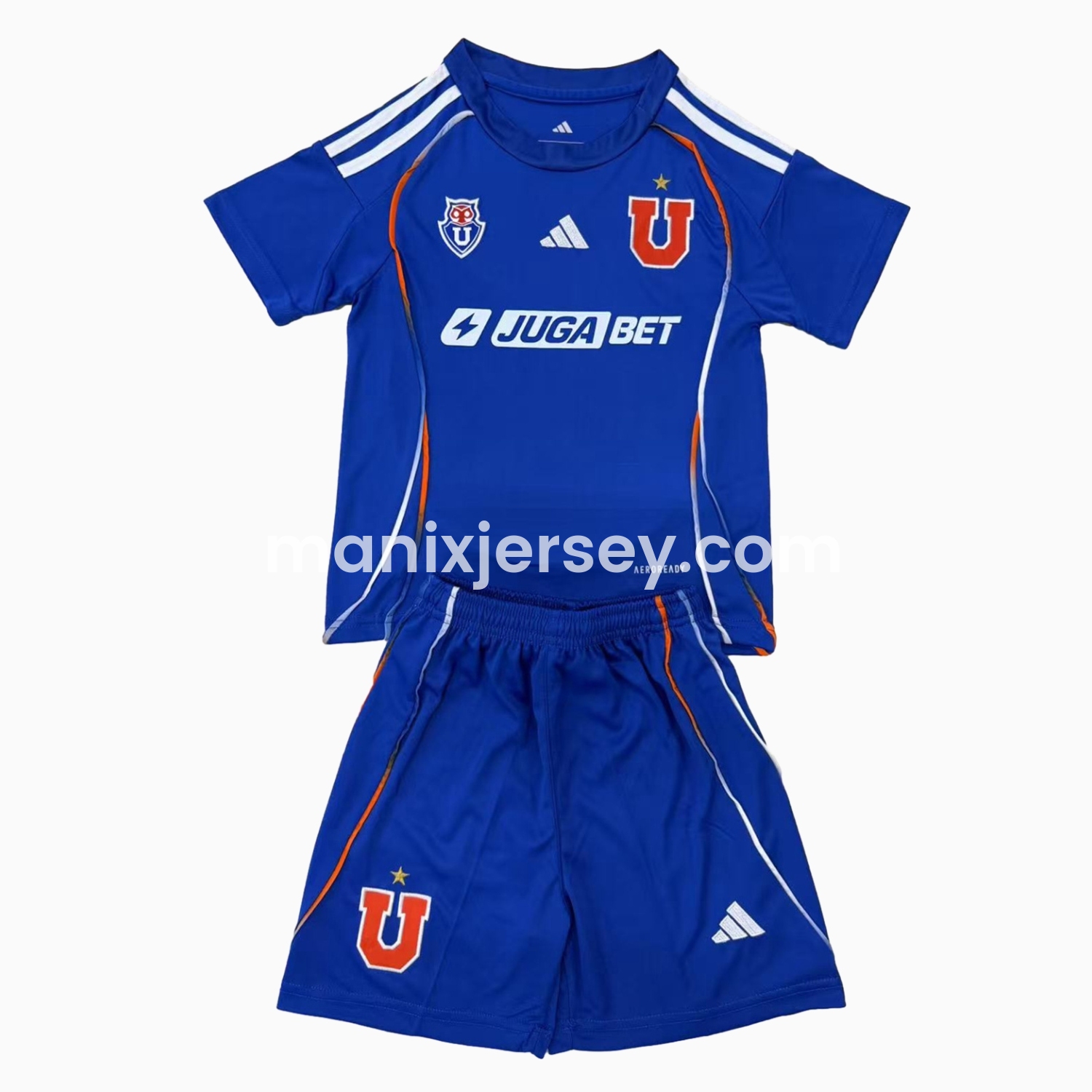 ManixJersey.com | Universidad de Chile 25-26 Home Men's Adult Jersey Set - Fans Version -Customize Name, Number and Patch | Worldwide Shipping
