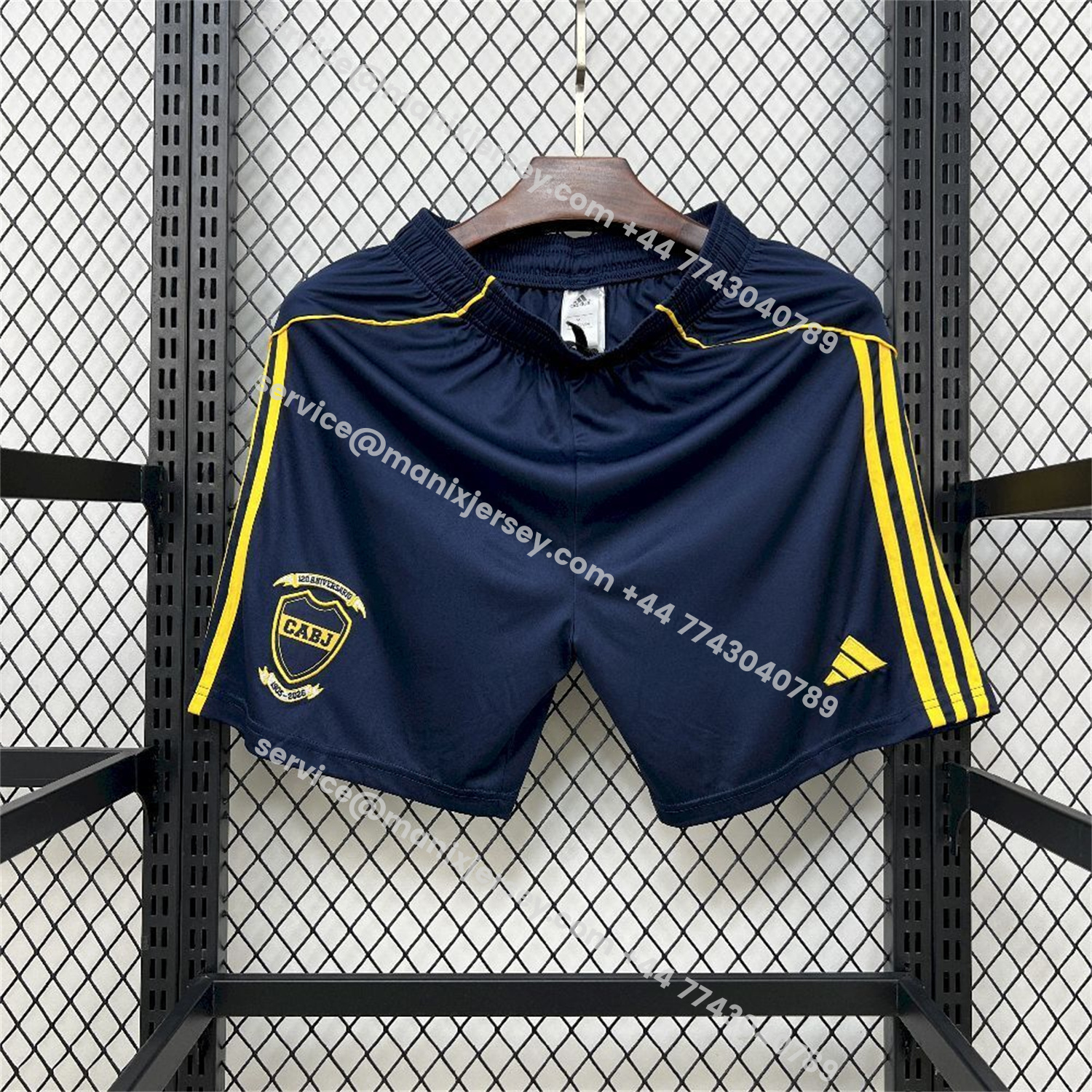 ManixJersey.com | Boca Juniors 25-26 Home Black Shorts - Fans Version -Customize Name, Number and Patch | Worldwide Shipping