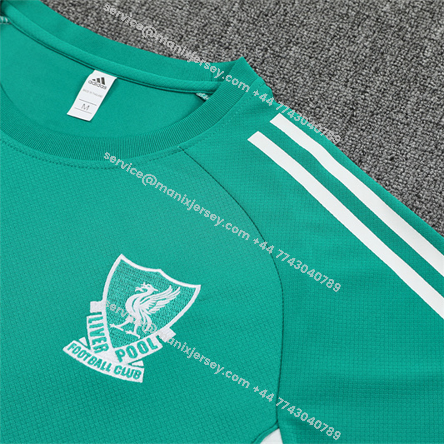 ManixJersey.com | Arsenal 25-26 Short-Sleeve Training Set - Green Top & Black Shorts -Customize Name, Number and Patch | Worldwide Shipping