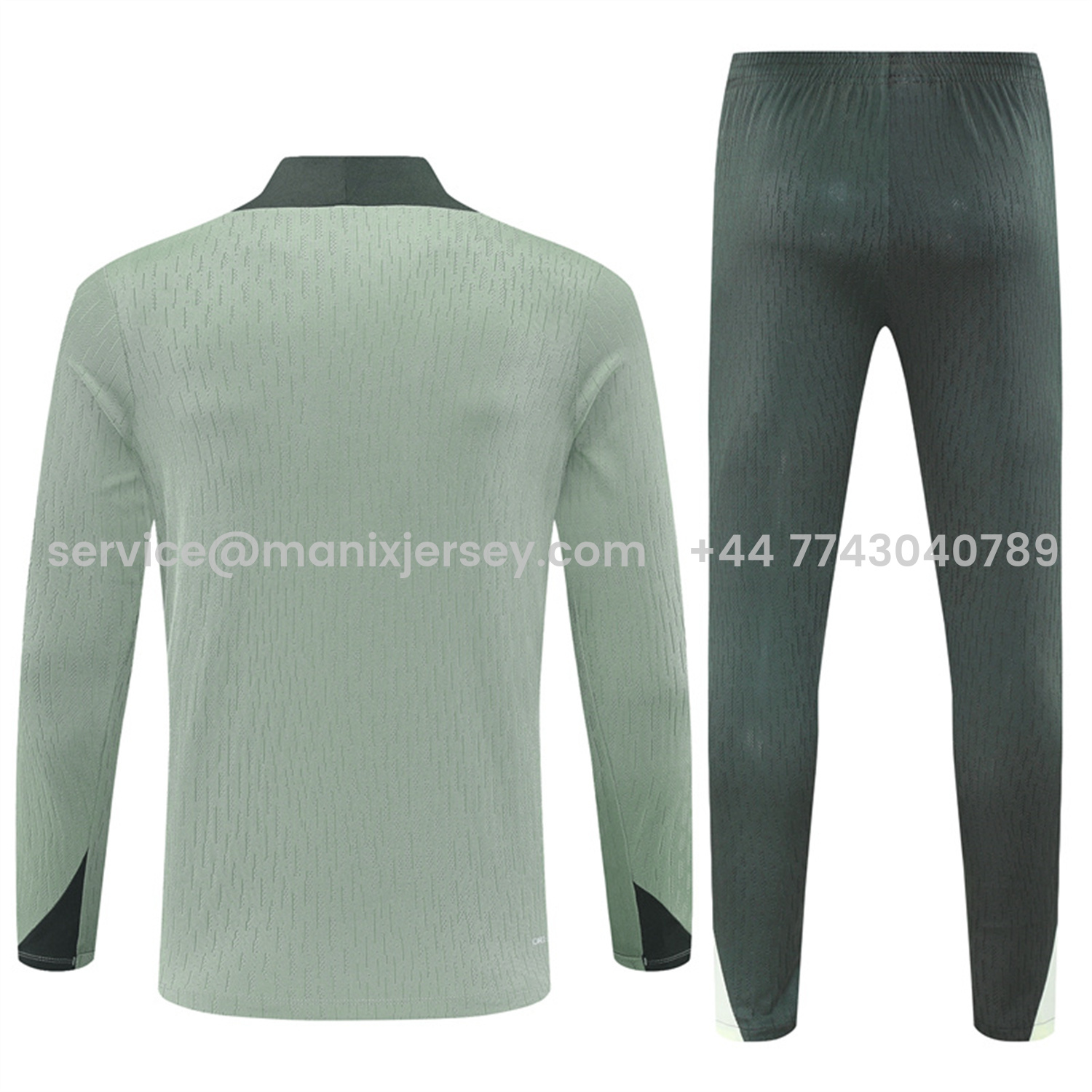ManixJersey.com | C.H.E.L.S.E.A 25-26 Long Sleeve Training Set - Player Version - Light Green Top and Pants -Customize Name, Number and Patch | Worldwide Shipping