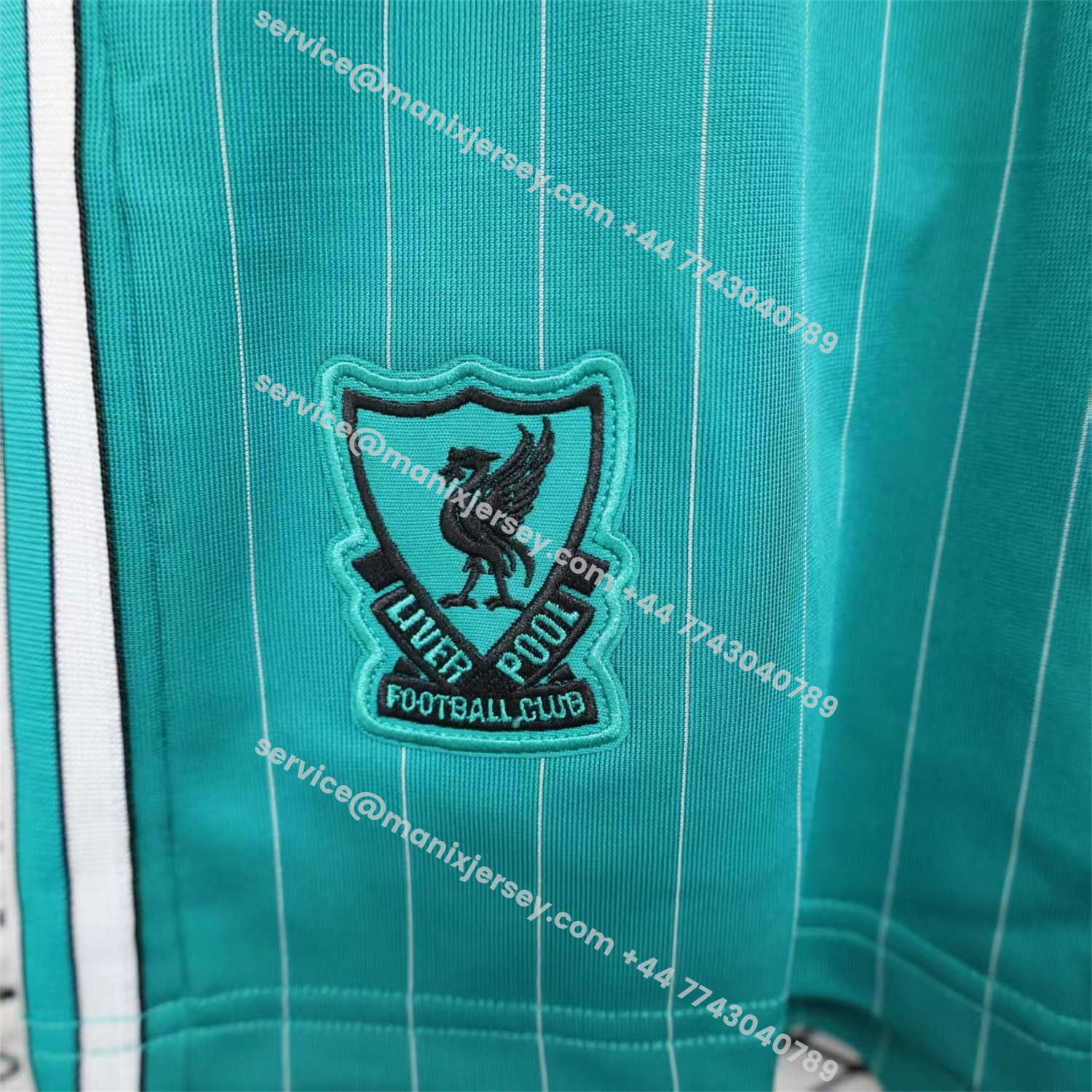 ManixJersey.com | Liver.pool 25-26 Trefoil Cyan Travel Shorts - Player Version -Customize Name, Number and Patch | Worldwide Shipping
