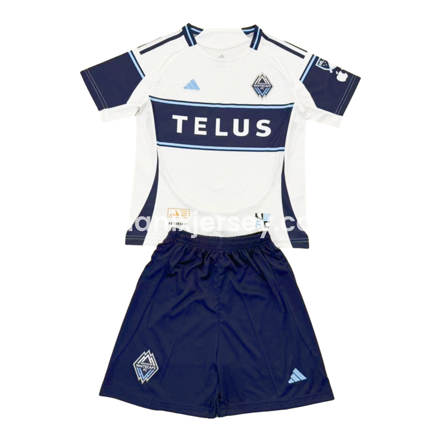 ManixJersey.com | Vancouver Whitecaps 25-26 Home Kids Kit -Customize Name, Number and Patch | Worldwide Shipping
