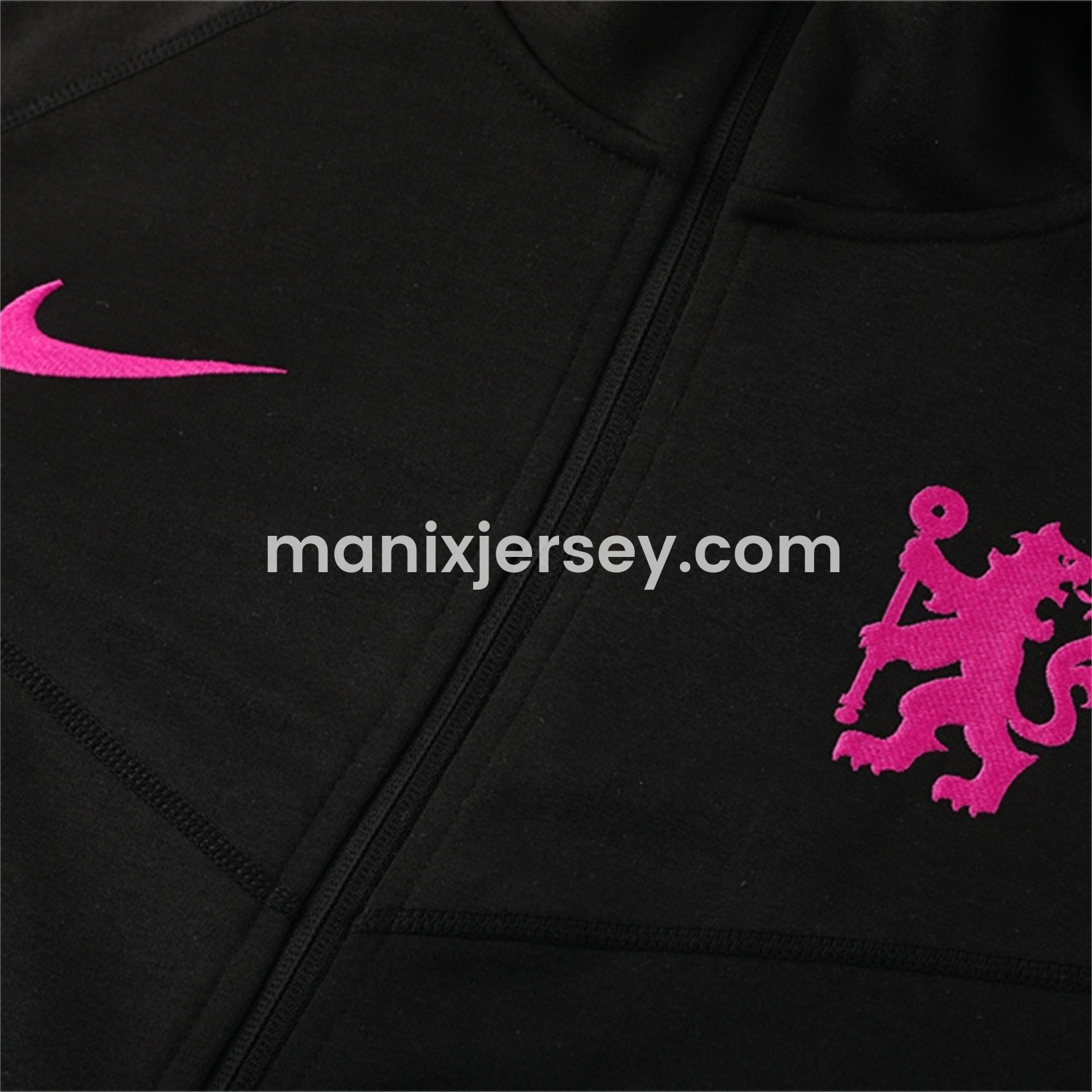 ManixJersey.com | C.H.E.L.S.E.A 24-25 Jacket Training Tracksuit - Black Jackets & Pants -Customize Name, Number and Patch | Worldwide Shipping