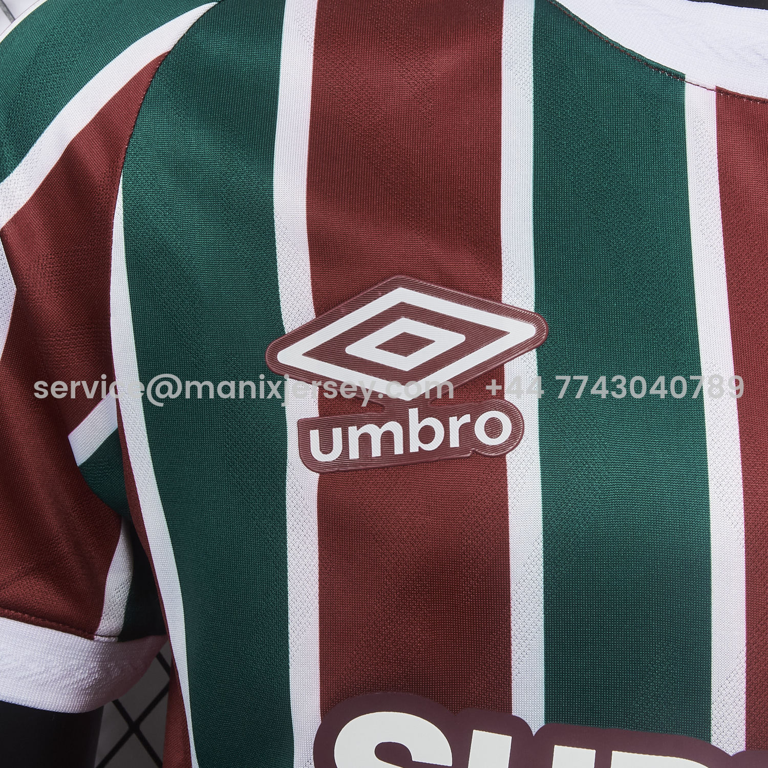 ManixJersey.com | Fluminense 25-26 Home Jersey With Chest Sponsor - Player Version -Customize Name, Number and Patch | Worldwide Shipping