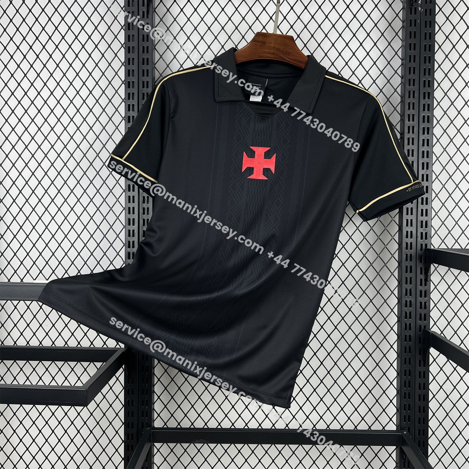 ManixJersey.com | Vasco da Gama 25-26 Black Special Jersey - Fans Version -Customize Name, Number and Patch | Worldwide Shipping