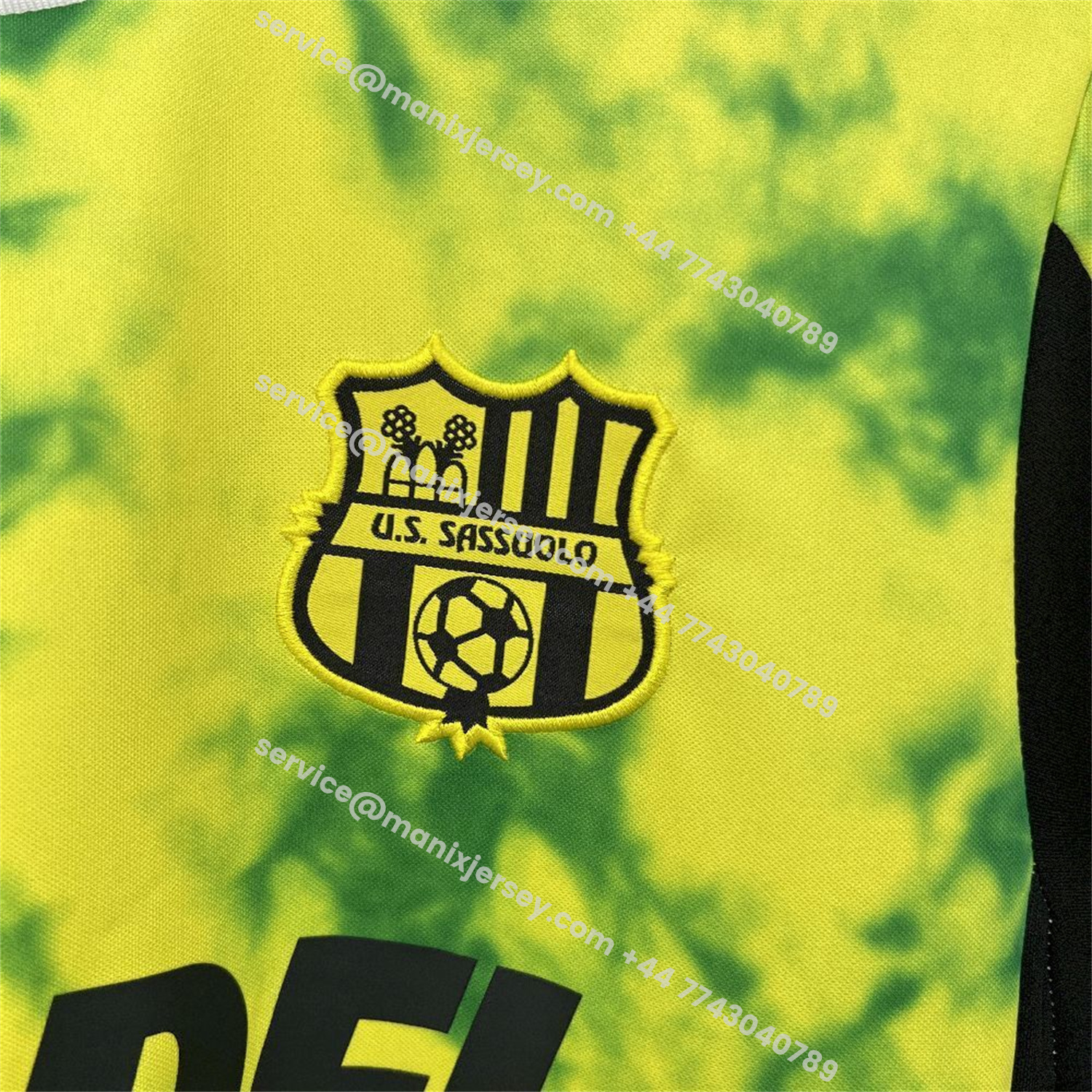 ManixJersey.com | Sassuolo 25-26 Third Jersey - Fans Version -Customize Name, Number and Patch | Worldwide Shipping