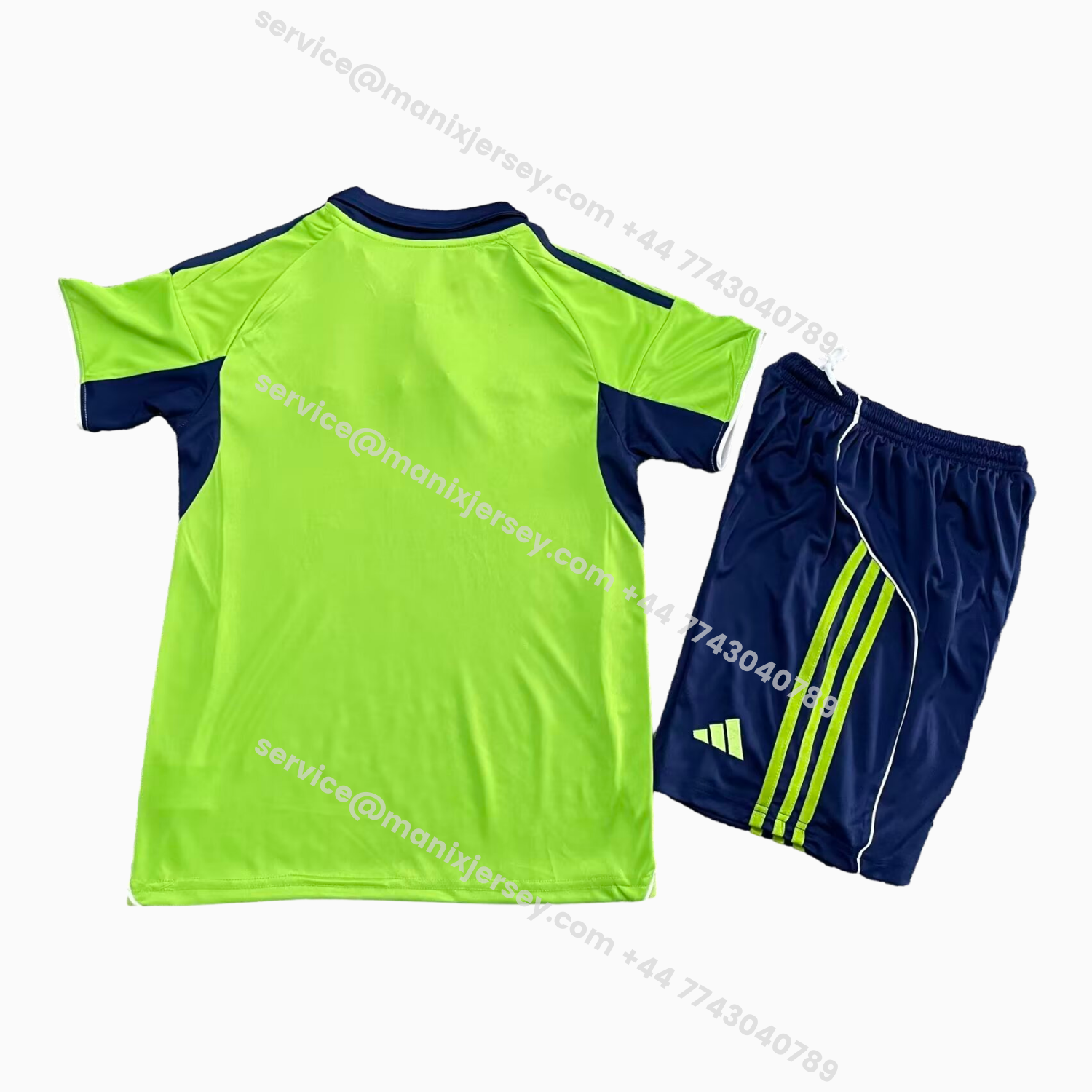 ManixJersey.com | Fulham 25-26 Away Green Kids Kit -Customize Name, Number and Patch | Worldwide Shipping
