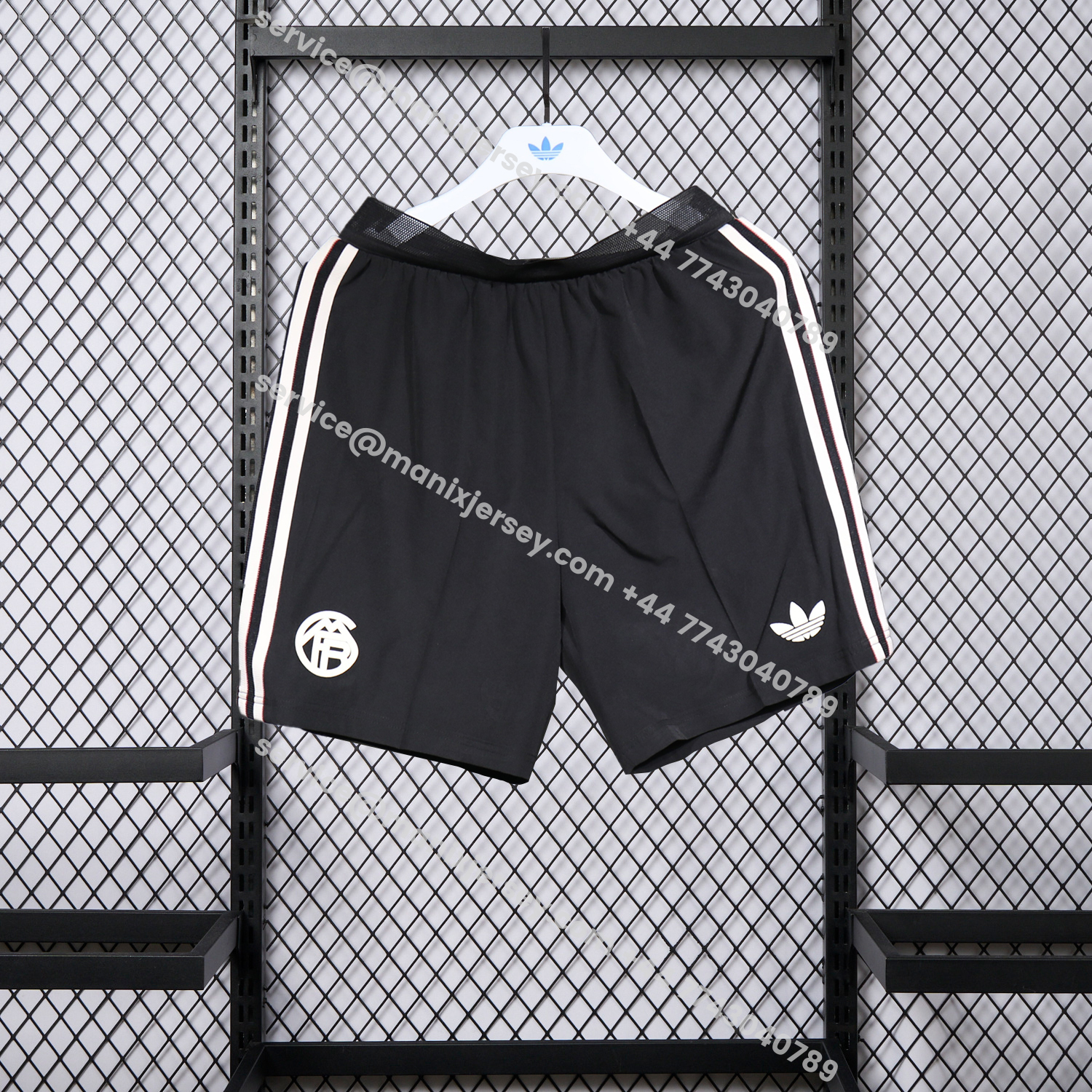 ManixJersey.com | Bayern Munich 25-26 Third Black Shorts - Player Version -Customize Name, Number and Patch | Worldwide Shipping