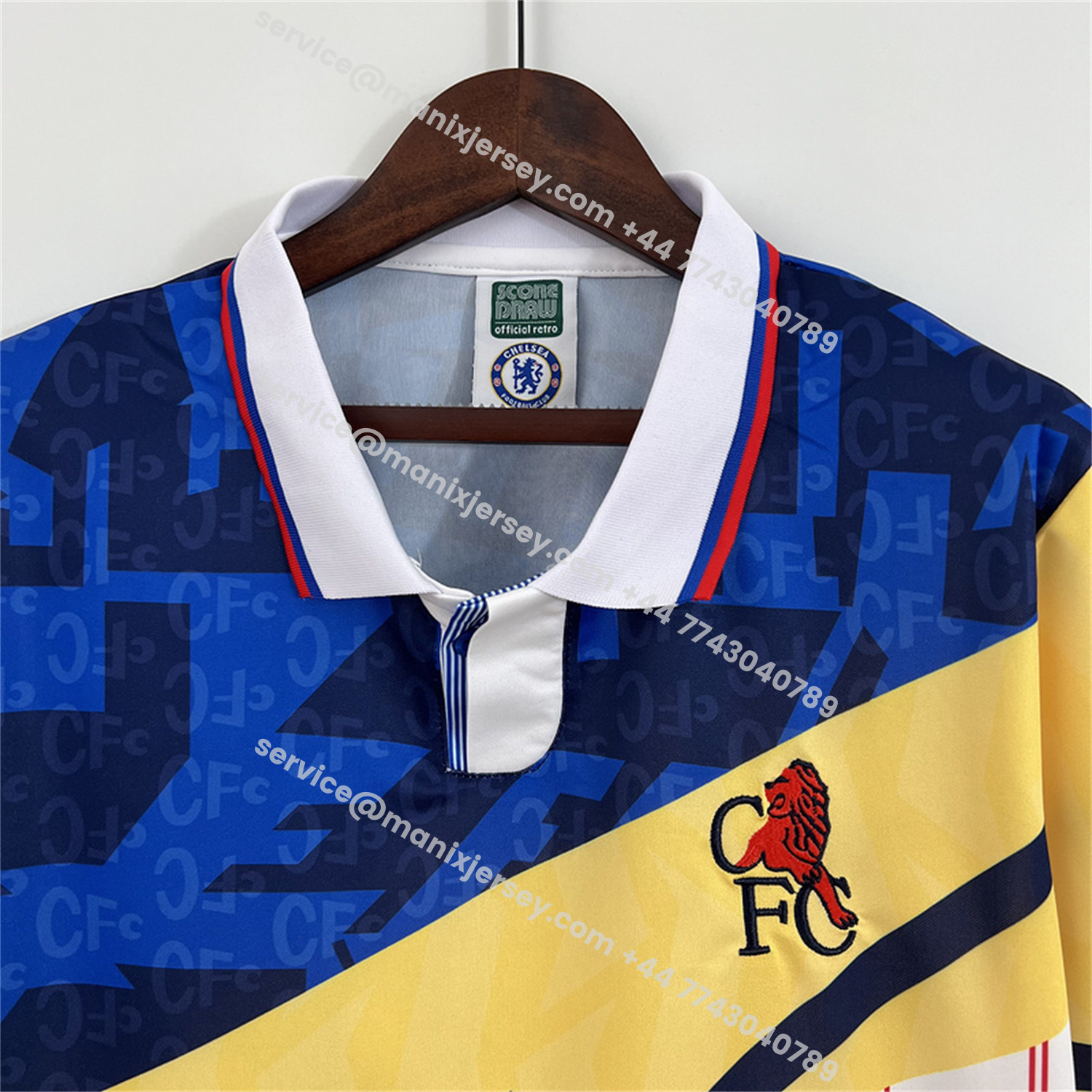 ManixJersey.com | Retro C.H.E.L.S.E.A 1990 Mash Up Special Jersey -Customize Name, Number and Patch | Worldwide Shipping