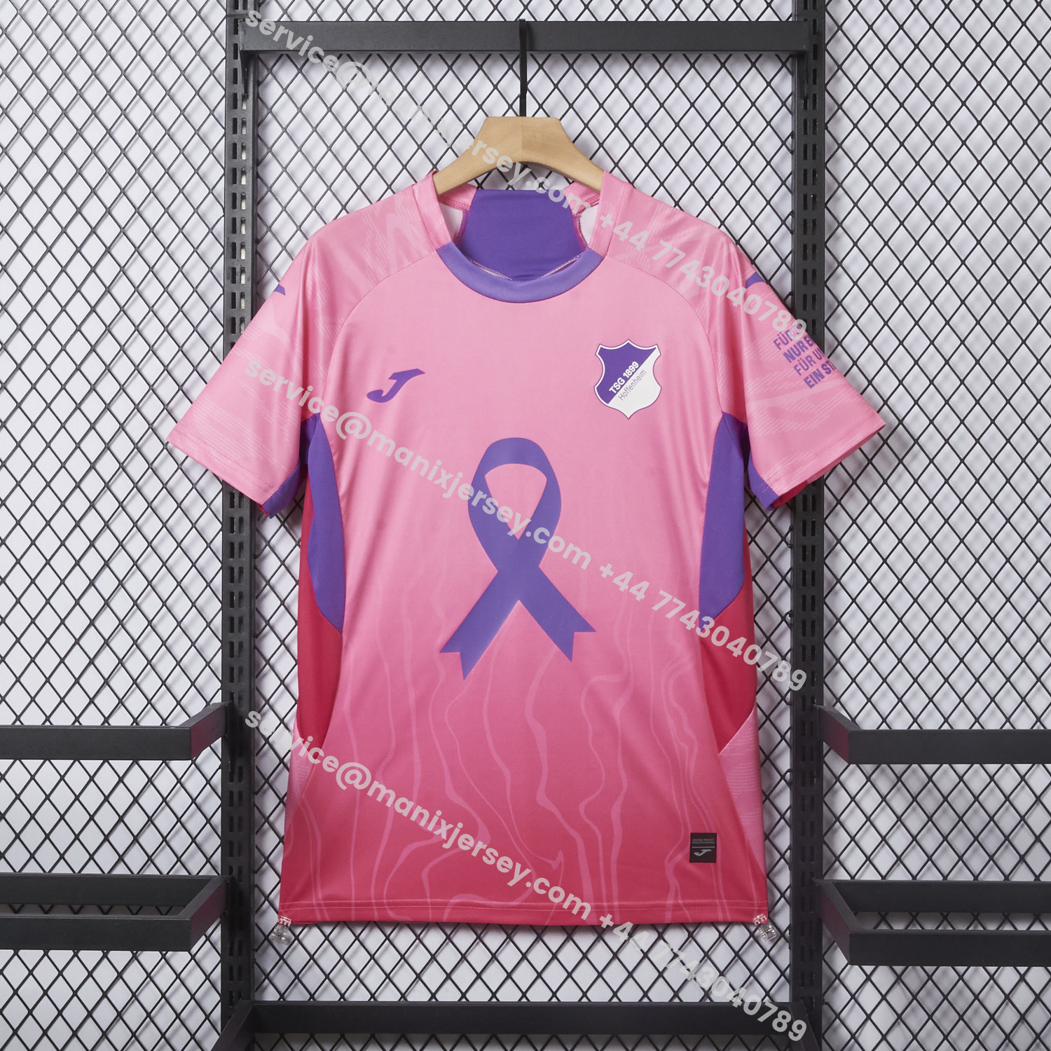 ManixJersey.com | Hoffenheim 25-26 Breast Cancer Awareness Special Jersey - Fans Version -Customize Name, Number and Patch | Worldwide Shipping
