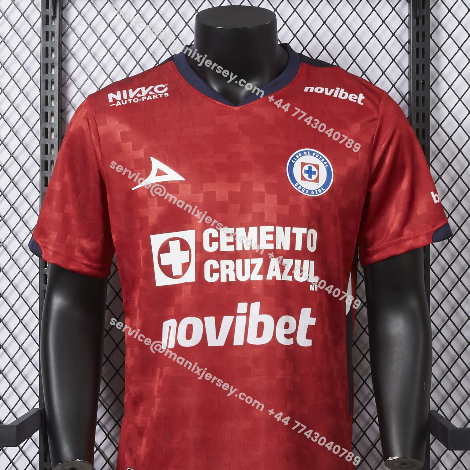 ManixJersey.com | Cruz Azul 25-26 Goalkeeper Red Jersey - Player Version -Customize Name, Number and Patch | Worldwide Shipping
