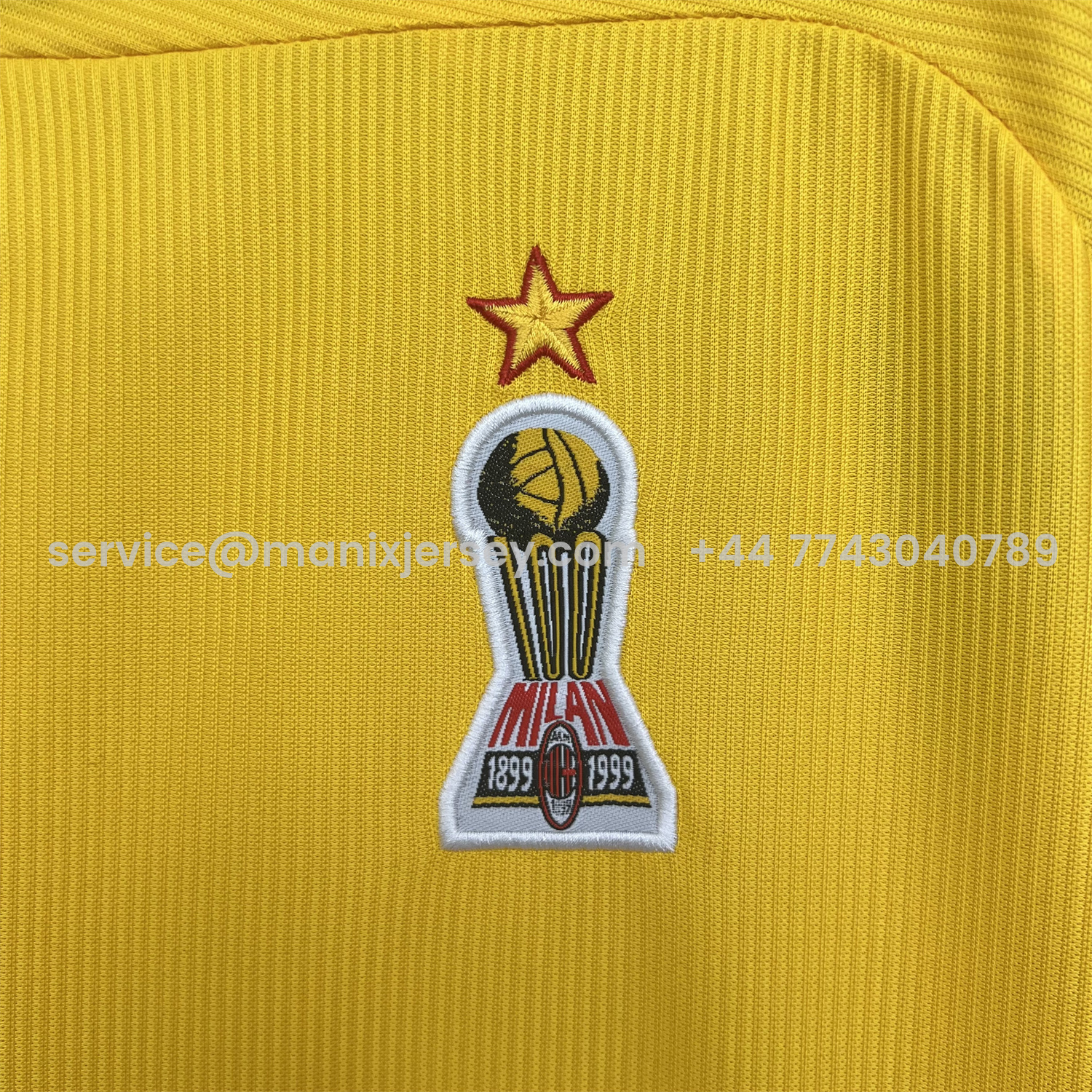 ManixJersey.com | Retro AC Milan 1999-00 Fourth Jersey -Customize Name, Number and Patch | Worldwide Shipping