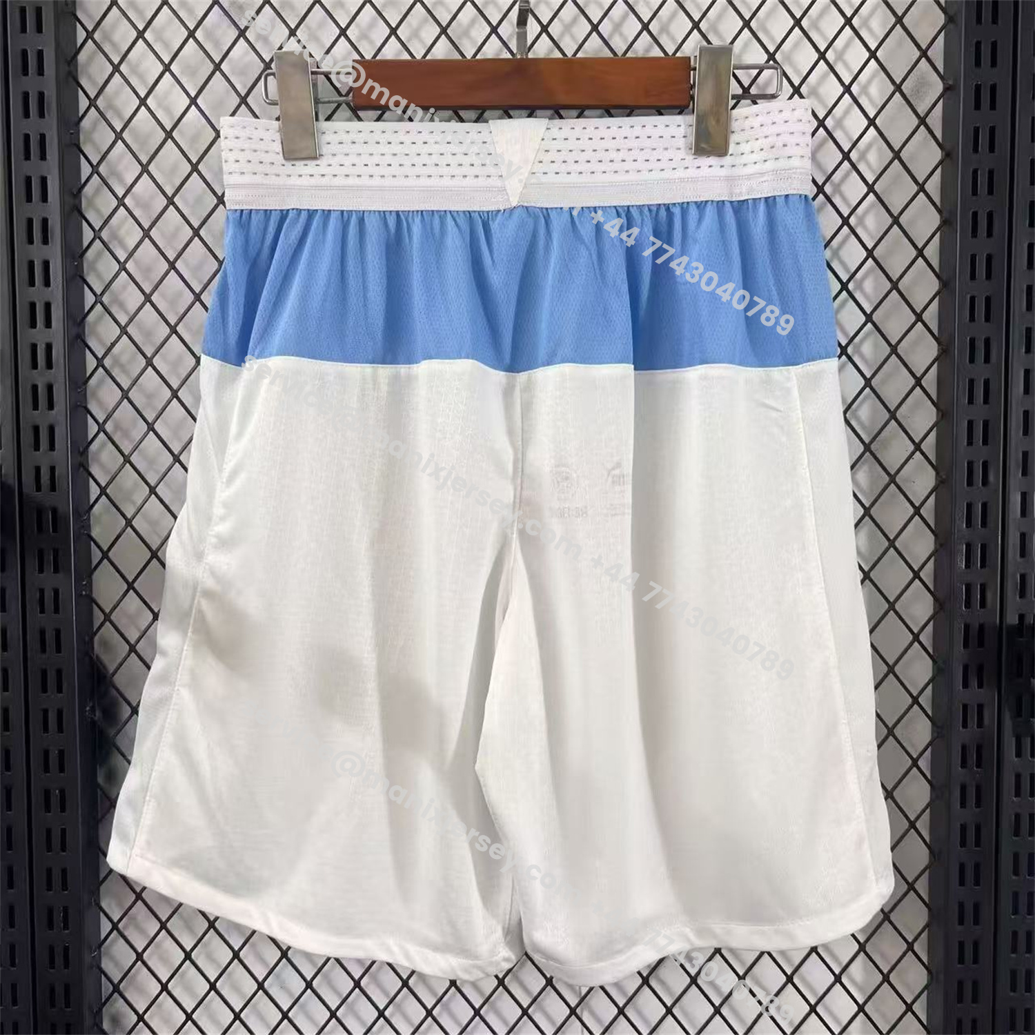ManixJersey.com | Manchester City 25-26 Home White Shorts - Player Version -Customize Name, Number and Patch | Worldwide Shipping