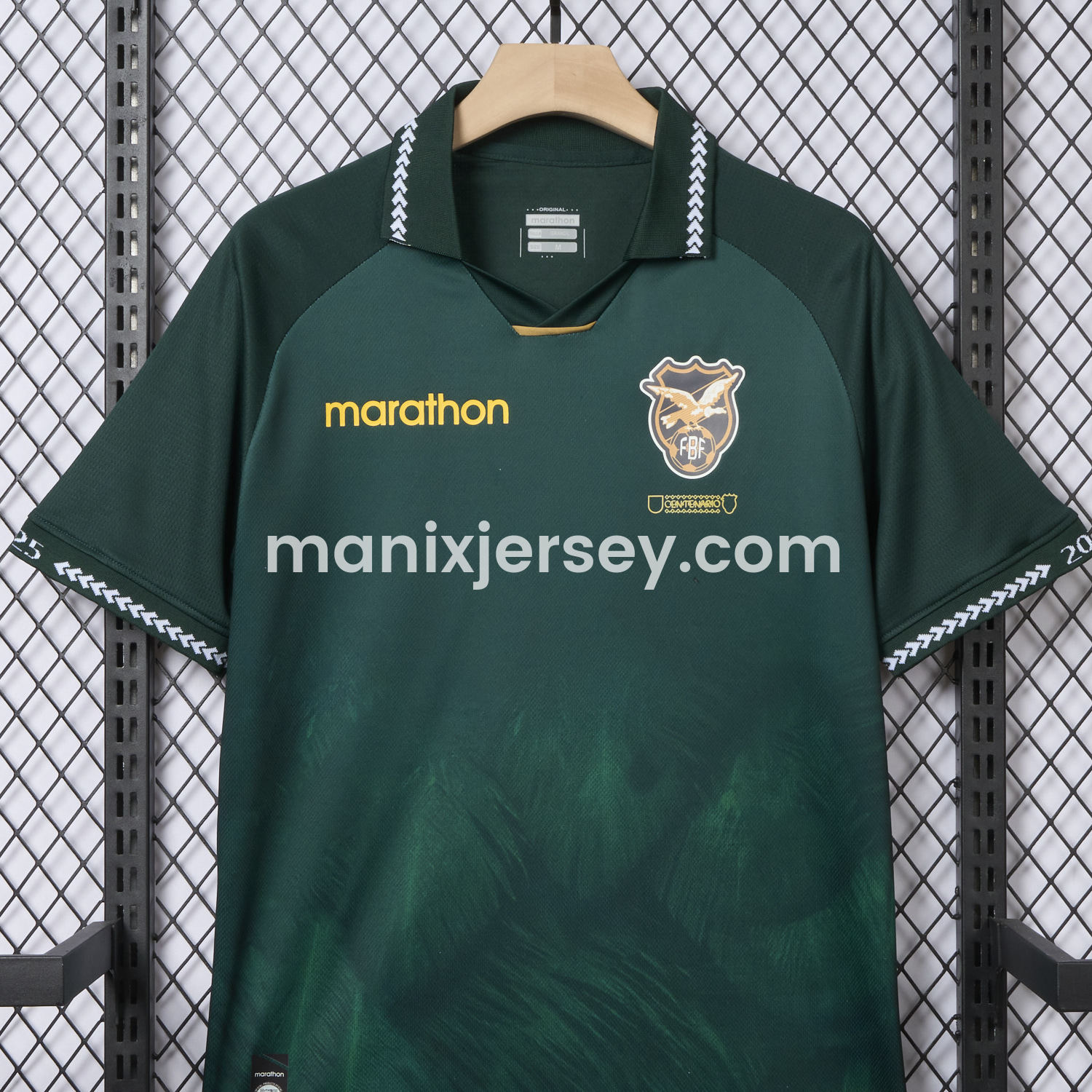 ManixJersey.com | Bolivia 2025-26 100 Years Centennial Edition Home Jersey - Fans Version -Customize Name, Number and Patch | Worldwide Shipping