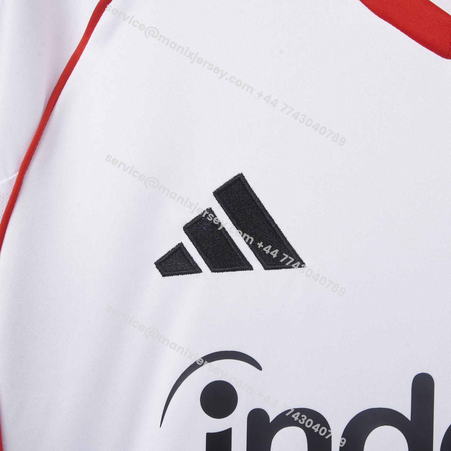 ManixJersey.com | Frankfurt 25-26 Away White Jersey - Fans Version -Customize Name, Number and Patch | Worldwide Shipping