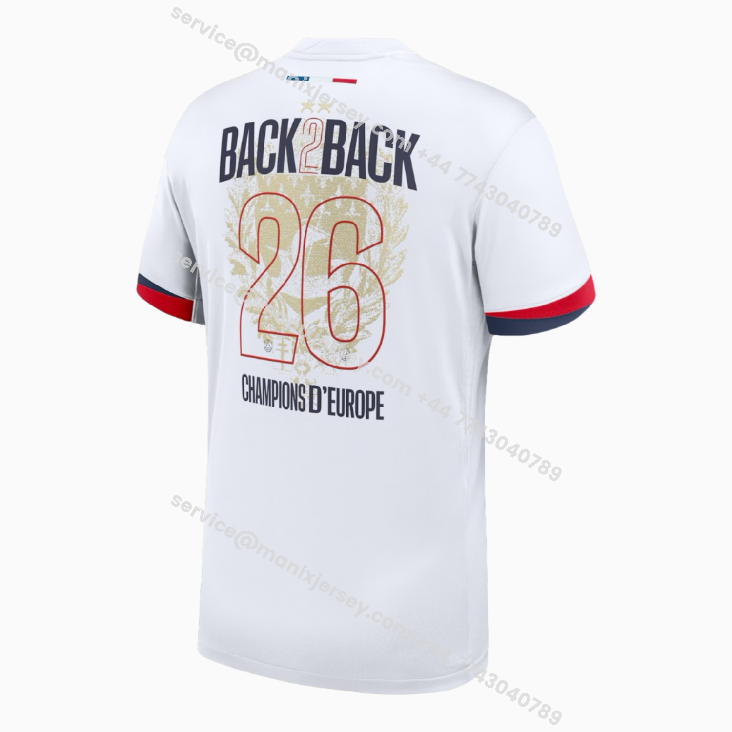 【Champion 26 Font】Paris Saint-Germain PSG 25-26 Away Jersey - Fans Version:football jersey mysite: unitedjerseyfootball 邓江浪:football