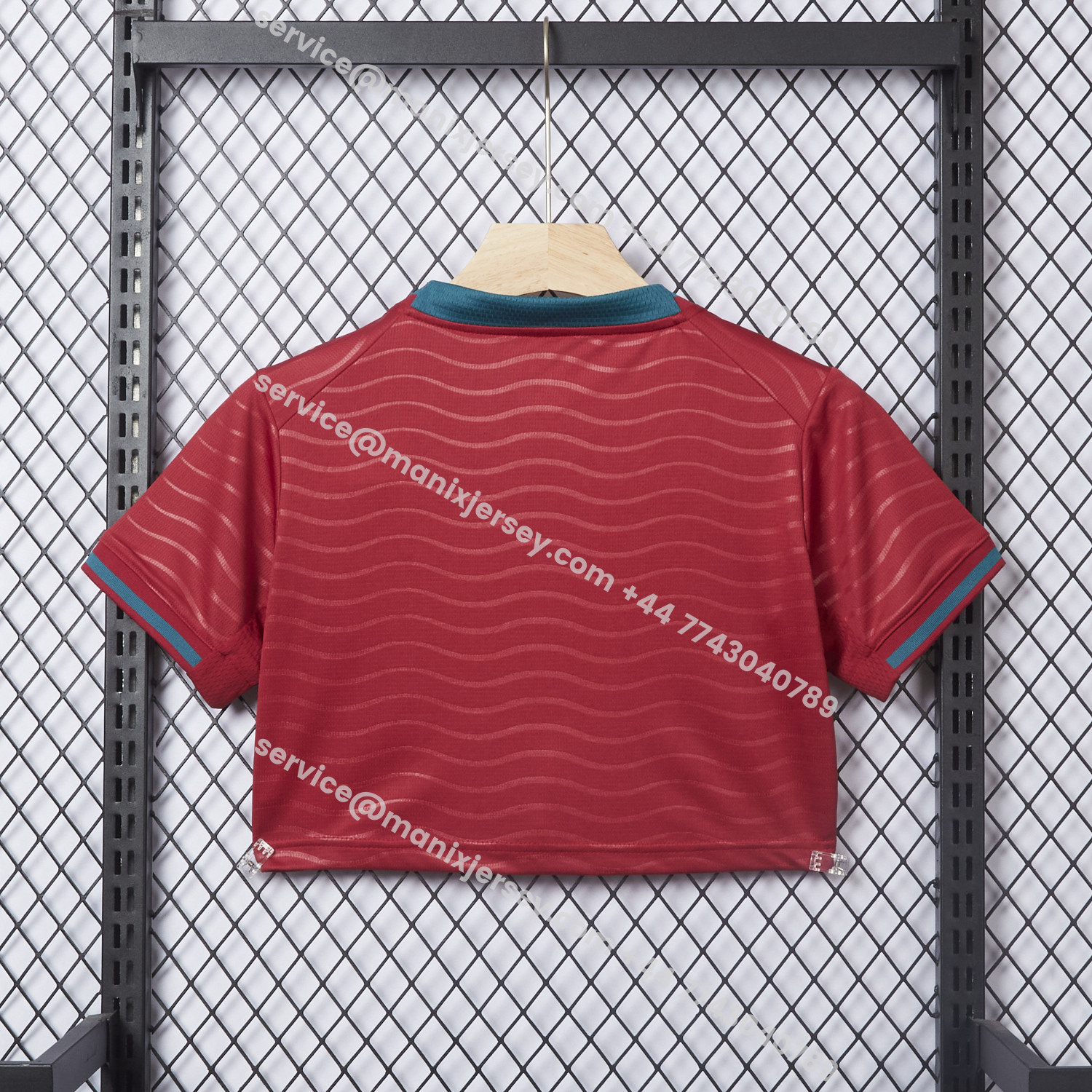 ManixJersey.com | Women's Portugal 2026 Home Cropped Jersey -Customize Name, Number and Patch | Worldwide Shipping